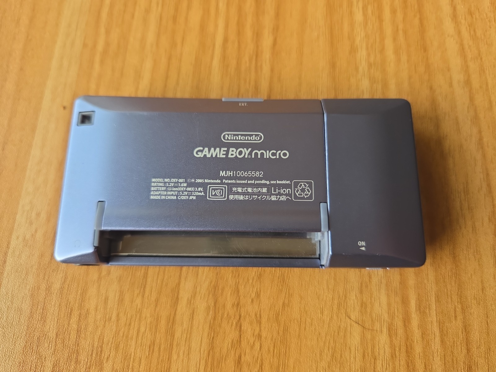 Authentic Blue Nintendo GameBoy Micro Console Great Tested W/ Charger