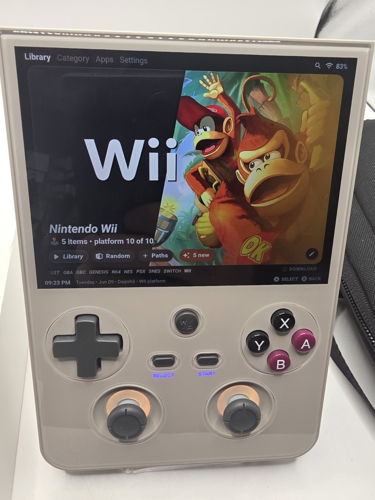 ANBERNIC RG477V 12GB/256GB Retro Gray Loaded Gamma Os 3k Games Ready To Play