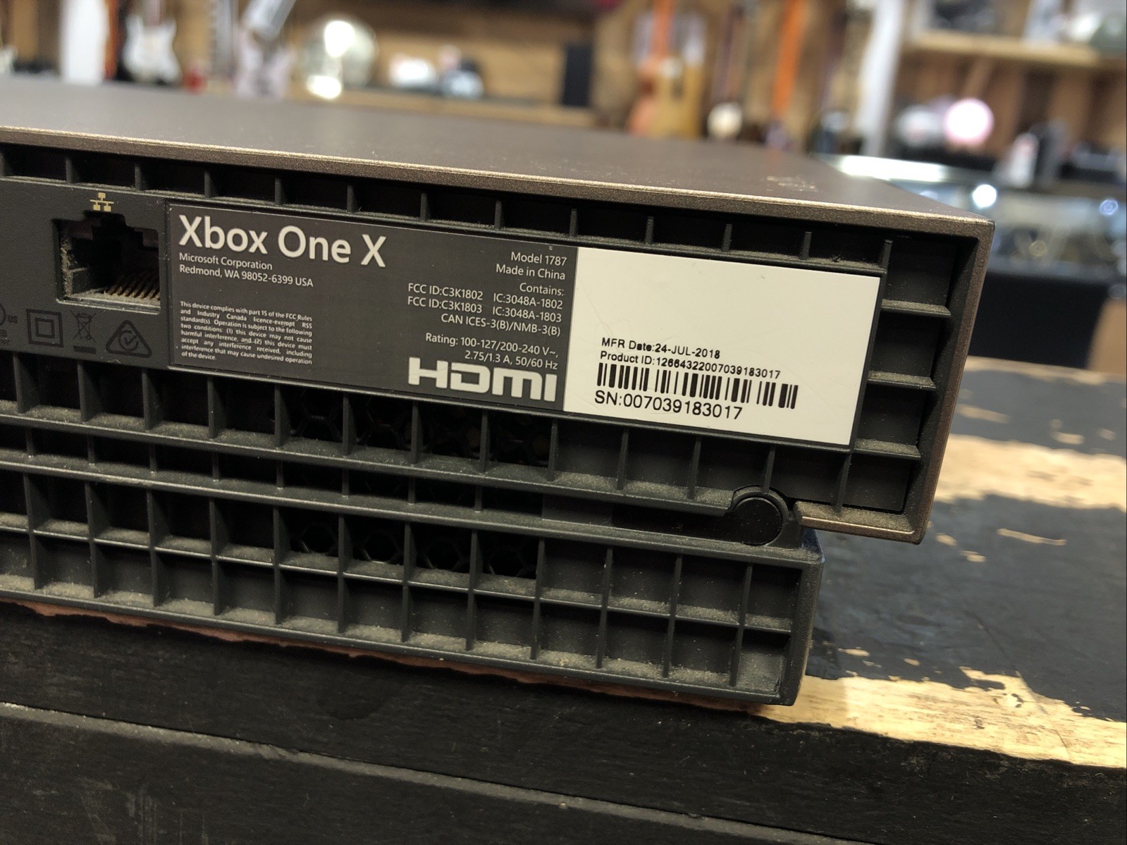Microsoft Xbox One X Battlefield Gold Rush Edition Console 1 TB Model 1787