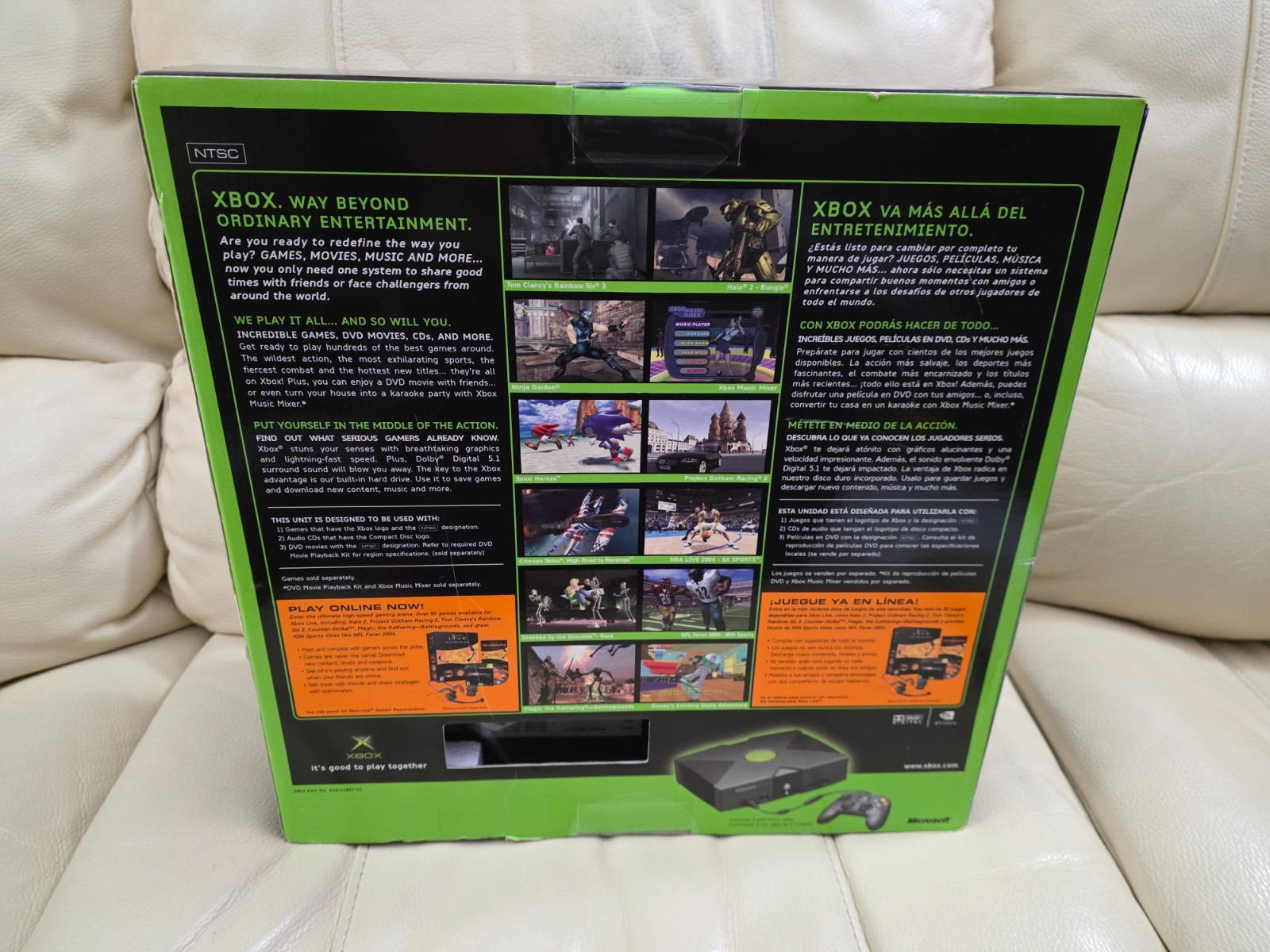 Brand New Factory Sealed Original Xbox Console System RARE! Unopened!