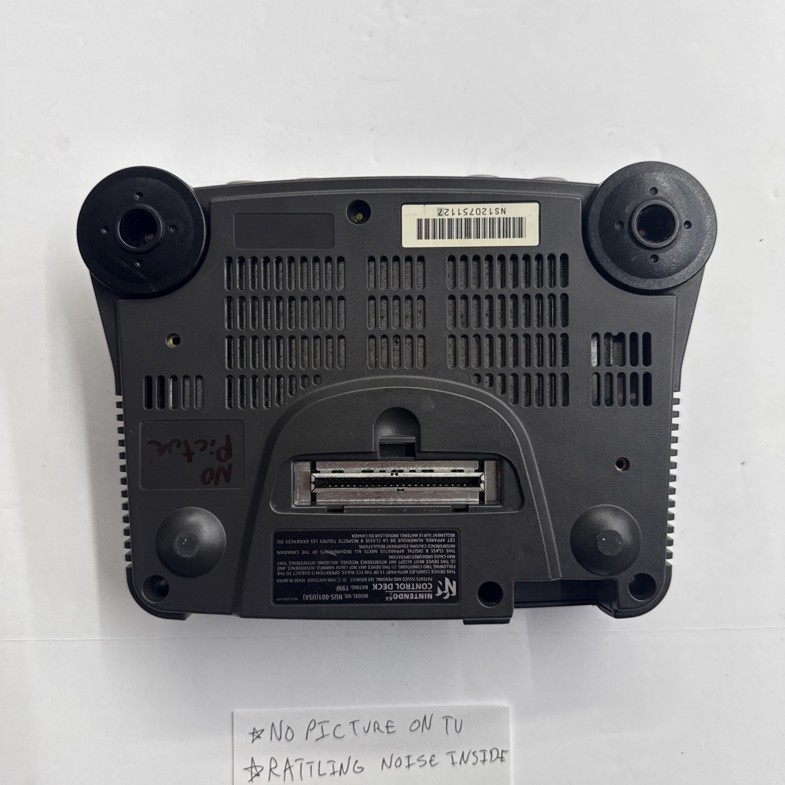 Defective – Nintendo 64 Home Console – Black No Picture N64 #10