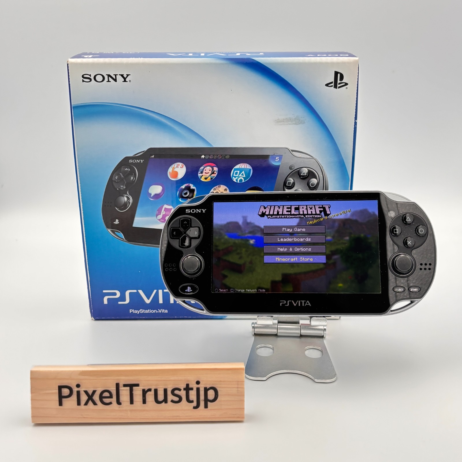 Sony PS Vita PCH-1100 Black OLED 3G Wi-Fi Console Boxed Near Mint JP 908
