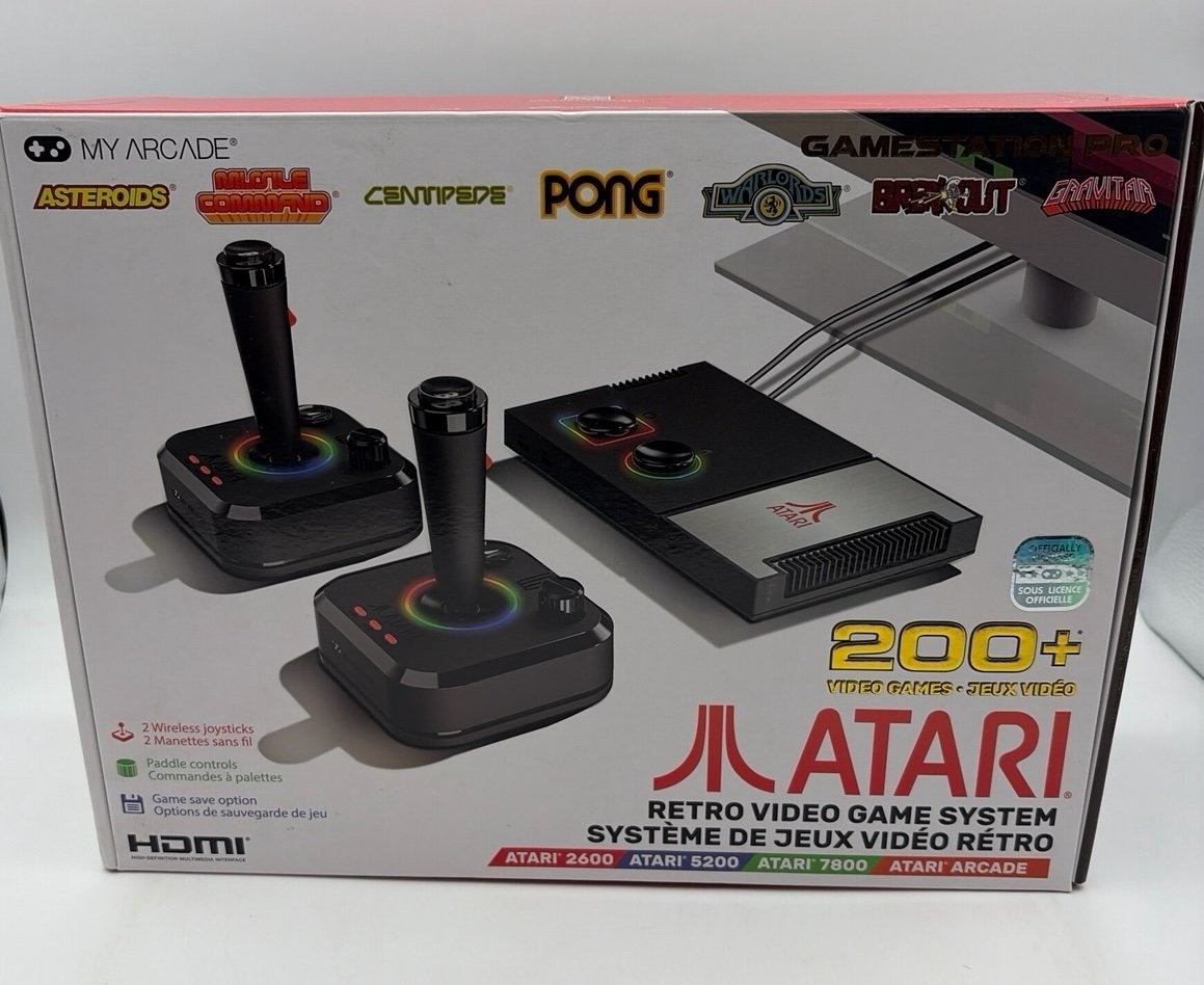 My Arcade Atari Game Station Pro: Retro Video Game Console 200+ Games BRAND NEW