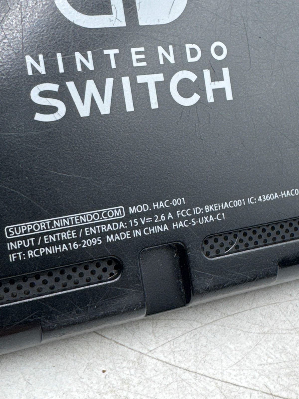 Nintendo Switch HAC-001 32GB Handheld Game Console w/ Joy-Cons – Black