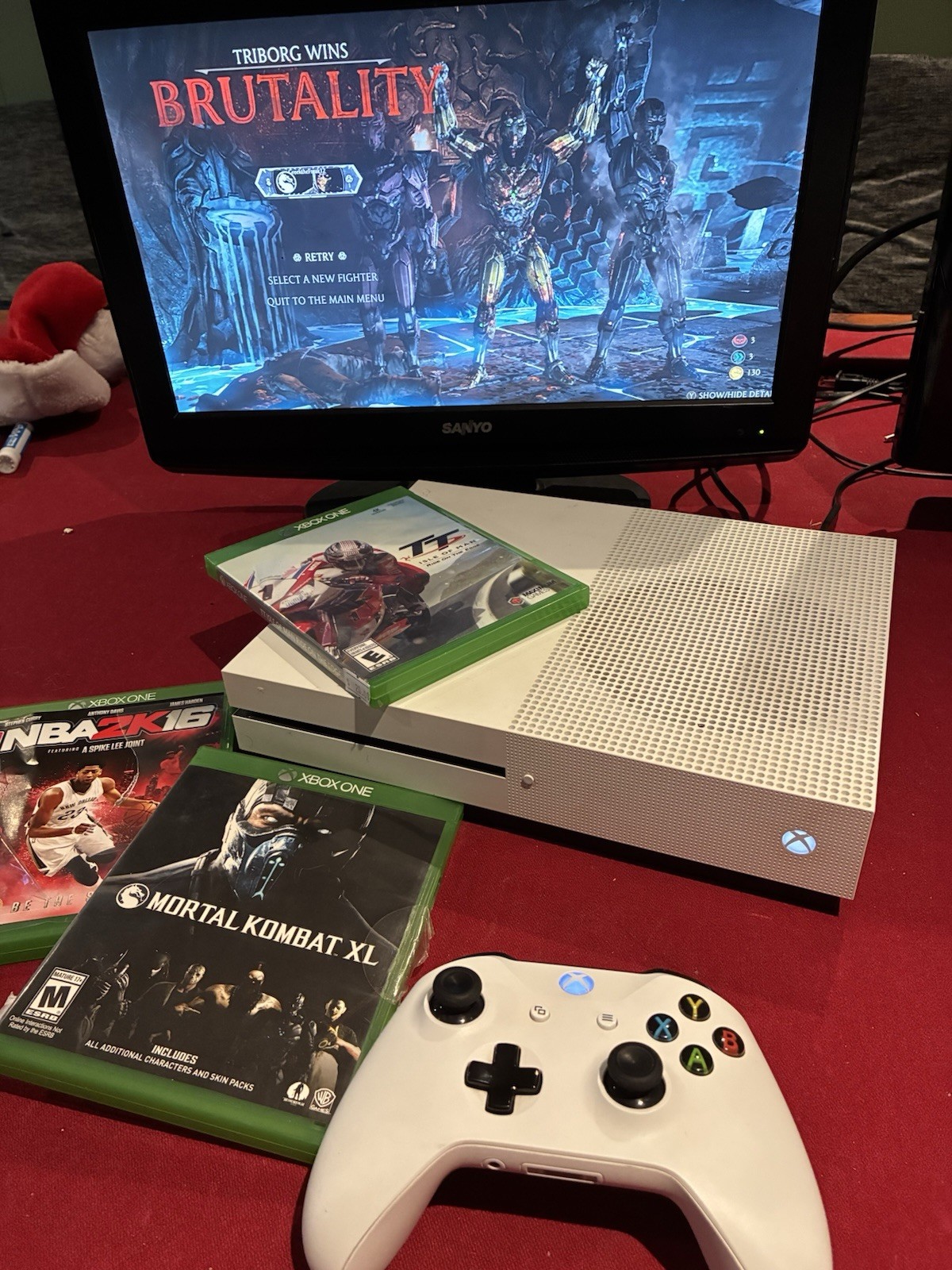 Microsoft Xbox One S Bundle 500GB Game Console – White