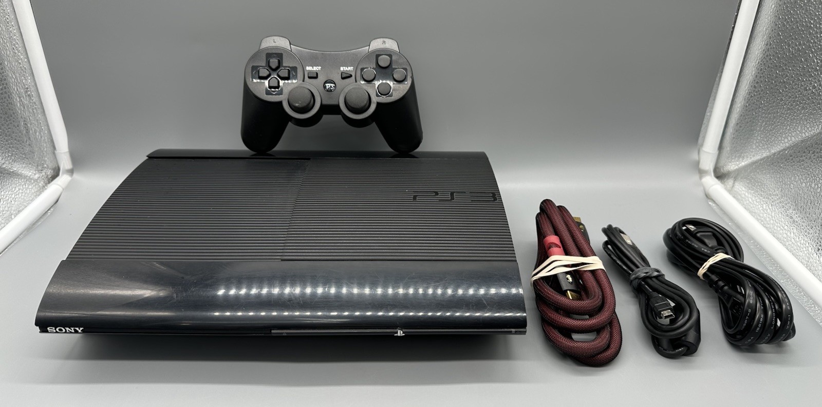 Sony PlayStation 3 250GB Super Slim Black PS3 Video Game Console CECH-4001B