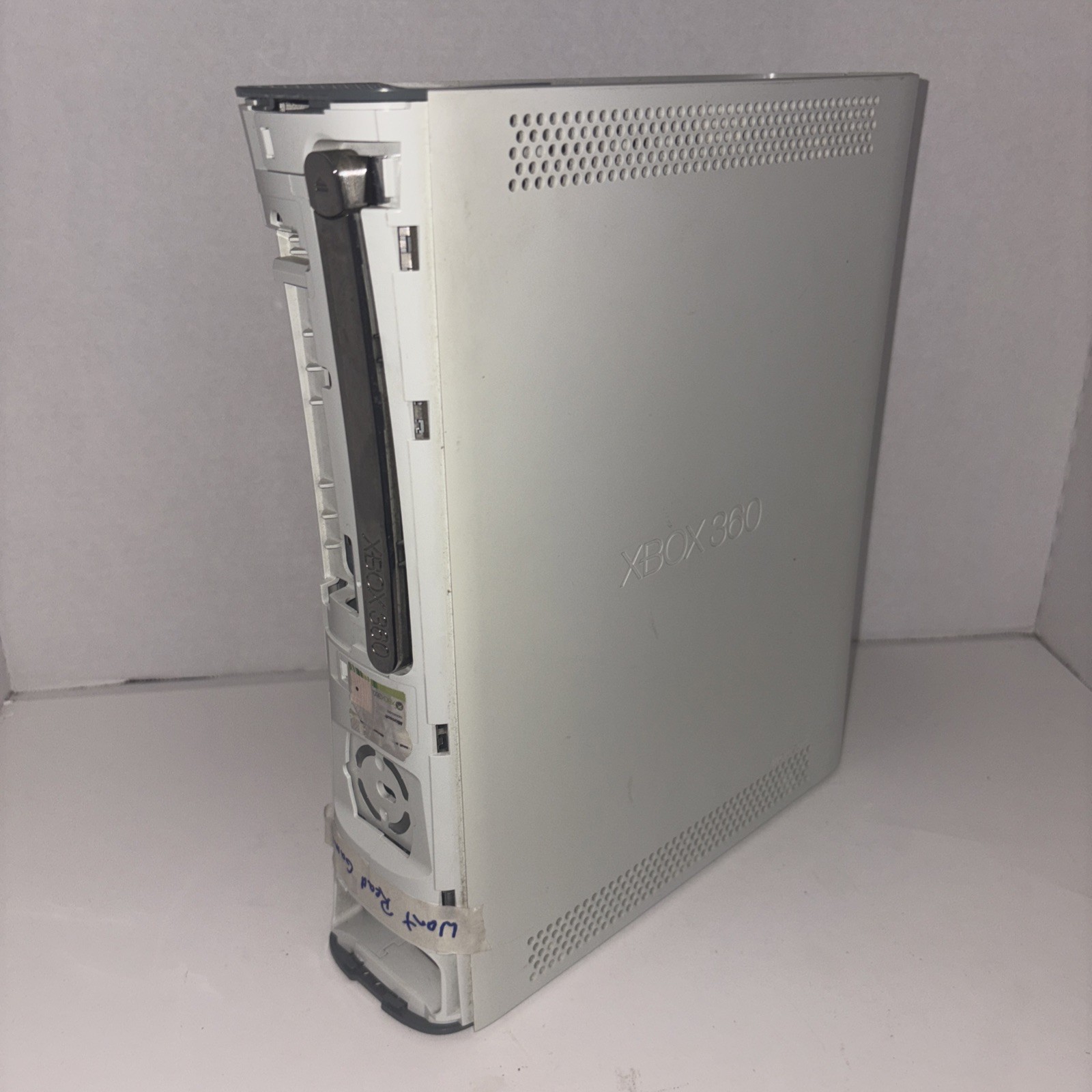 Xbox 360 White Untested or for Parts & Repair Only No Cords No Controller No HDD
