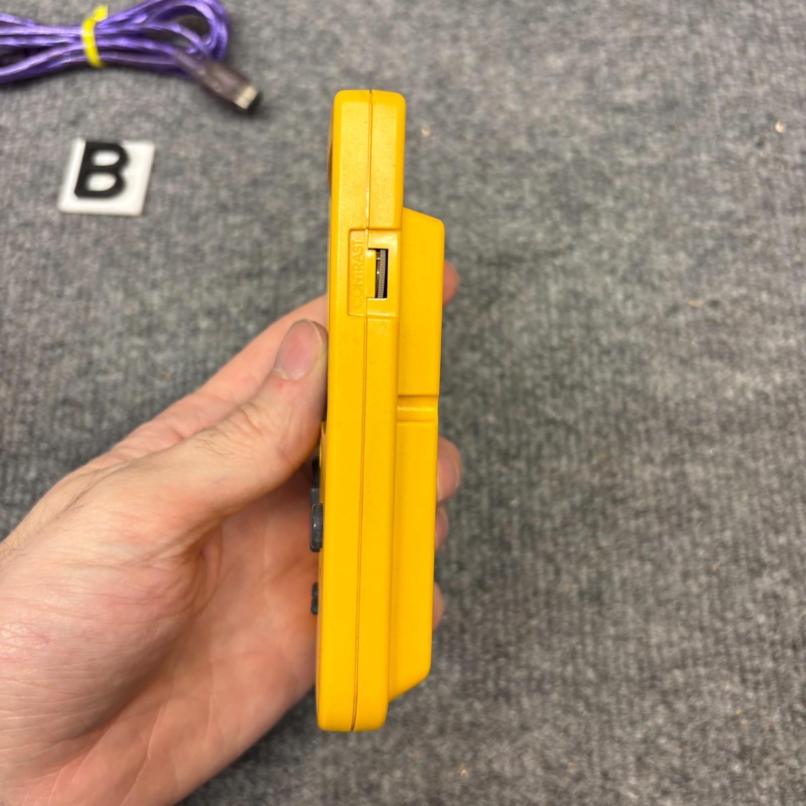 Nintendo Game Boy Pocket MGB-001 Yellow 100% OEM Tested Working Case Cord Light