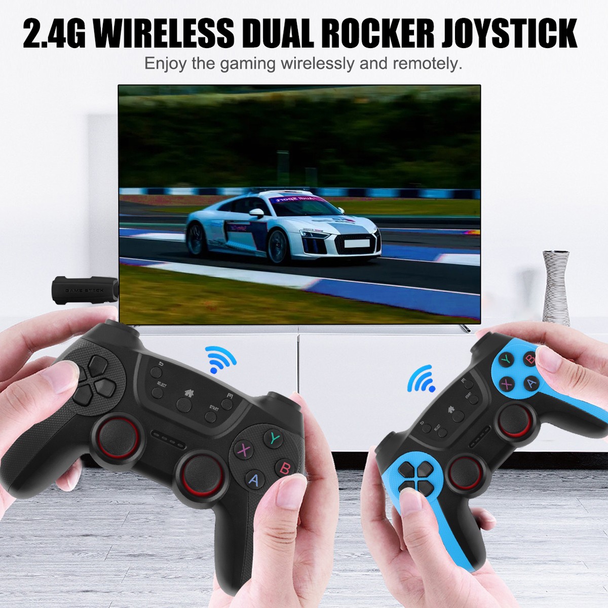 X2PRO 128G 40000+Games 4K Game Stick 3D HD Retro Video Game Console Wireless New