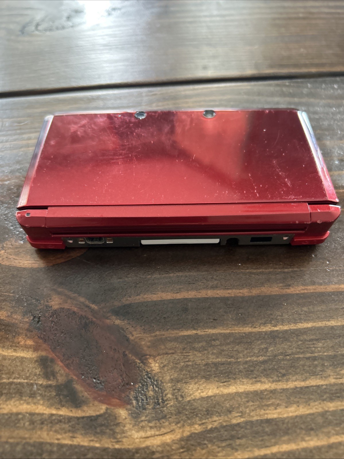 Nintendo 3DS Handheld System Red Charger Included No Styles Pen 9 Games & Sd