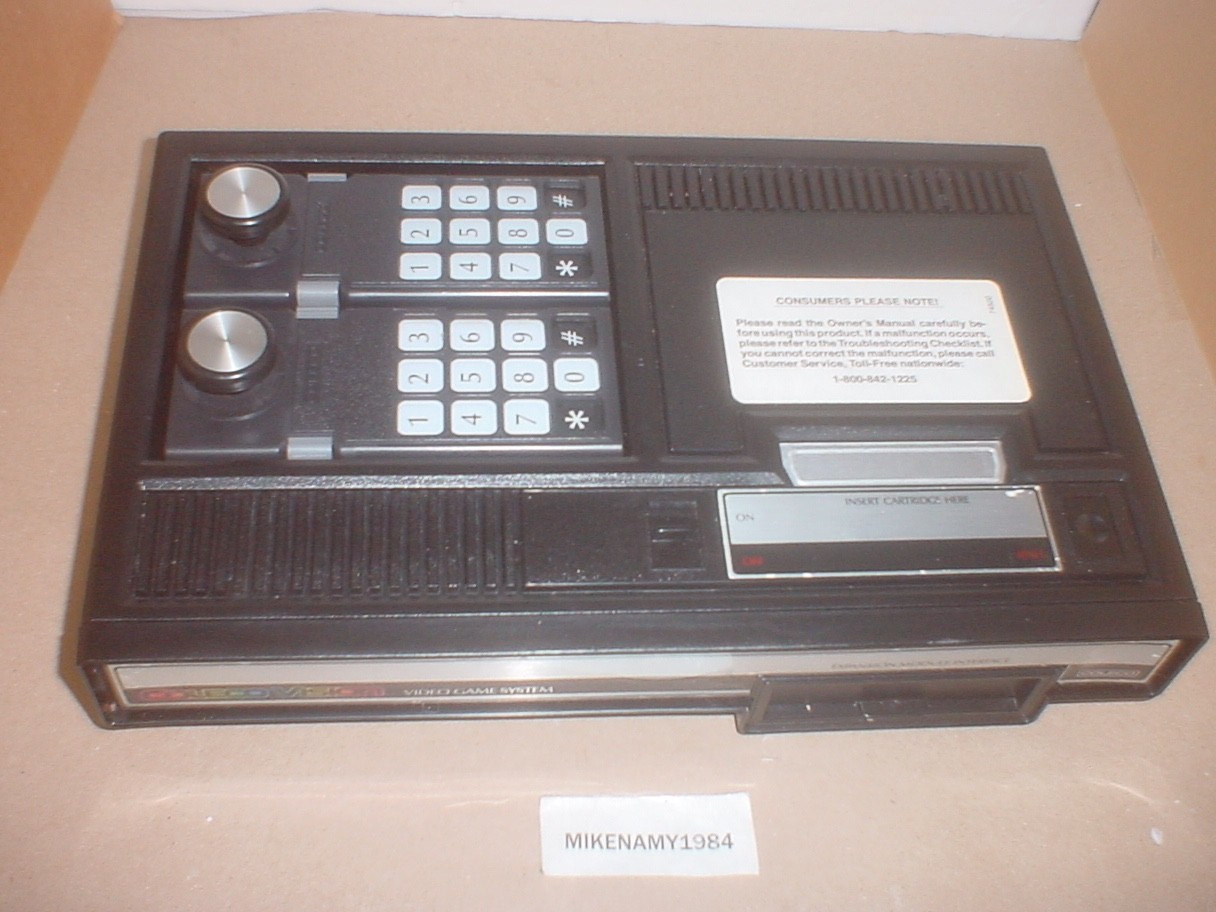 ColecoVision Video Game System Model 2400 w/ Cords + 2 Controllers & DONKEY KONG