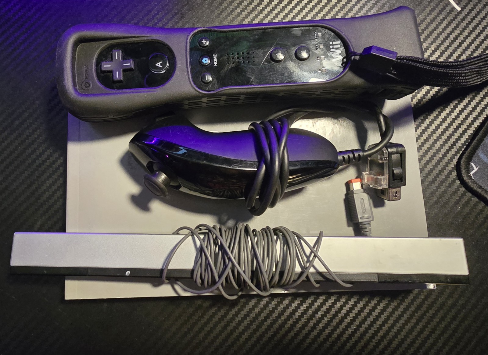 Nintendo Wii Motion Plus Sports Resort Black Console RVL-100 w/ HB Menu