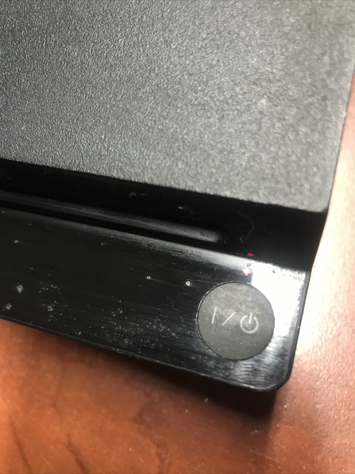 Used Sony PlayStation 3 Slim 320GB Black Console CECH-3001B Cable HDMI Tested