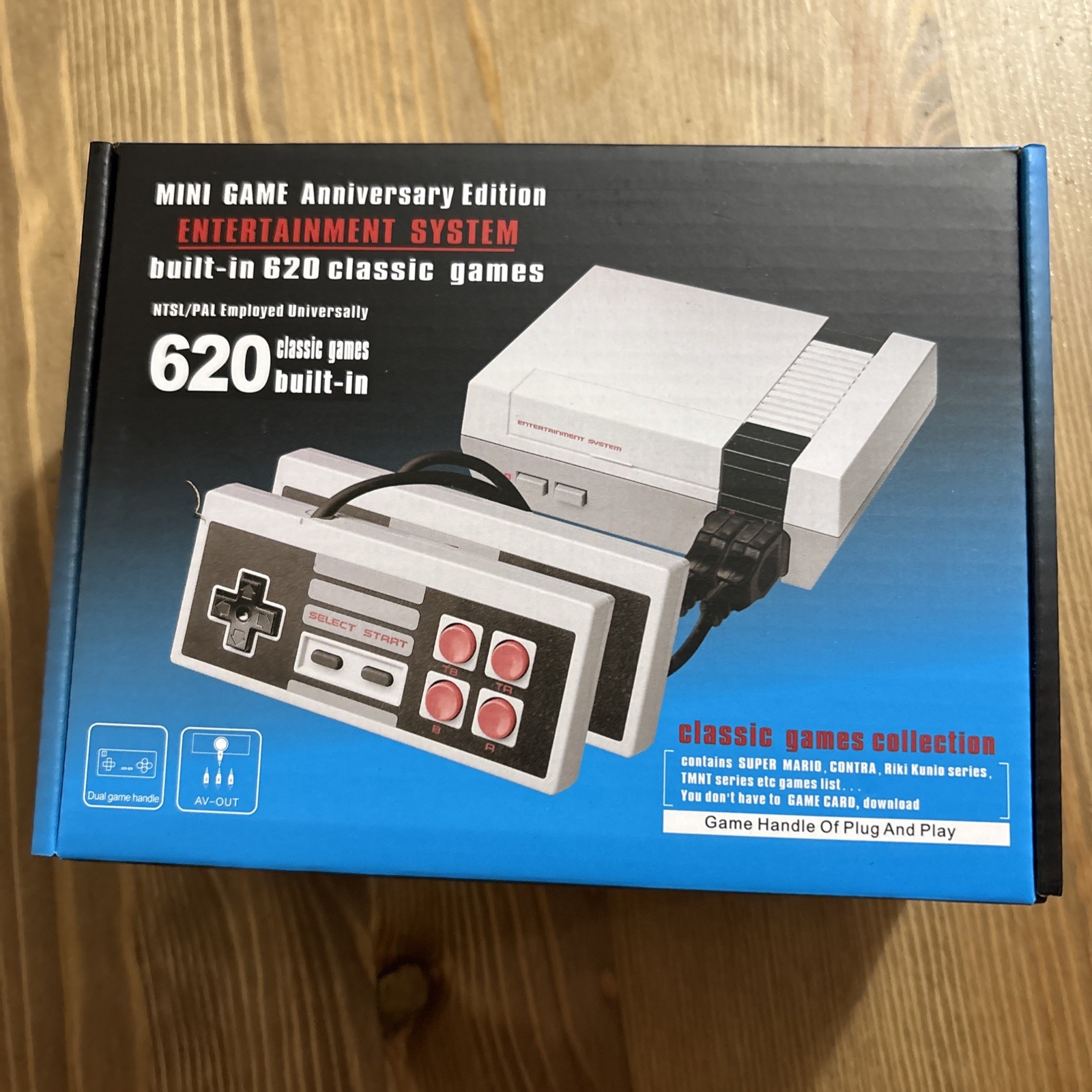 Mini Anniversary Edition Entertainment System classic Atari and Nintendo Games
