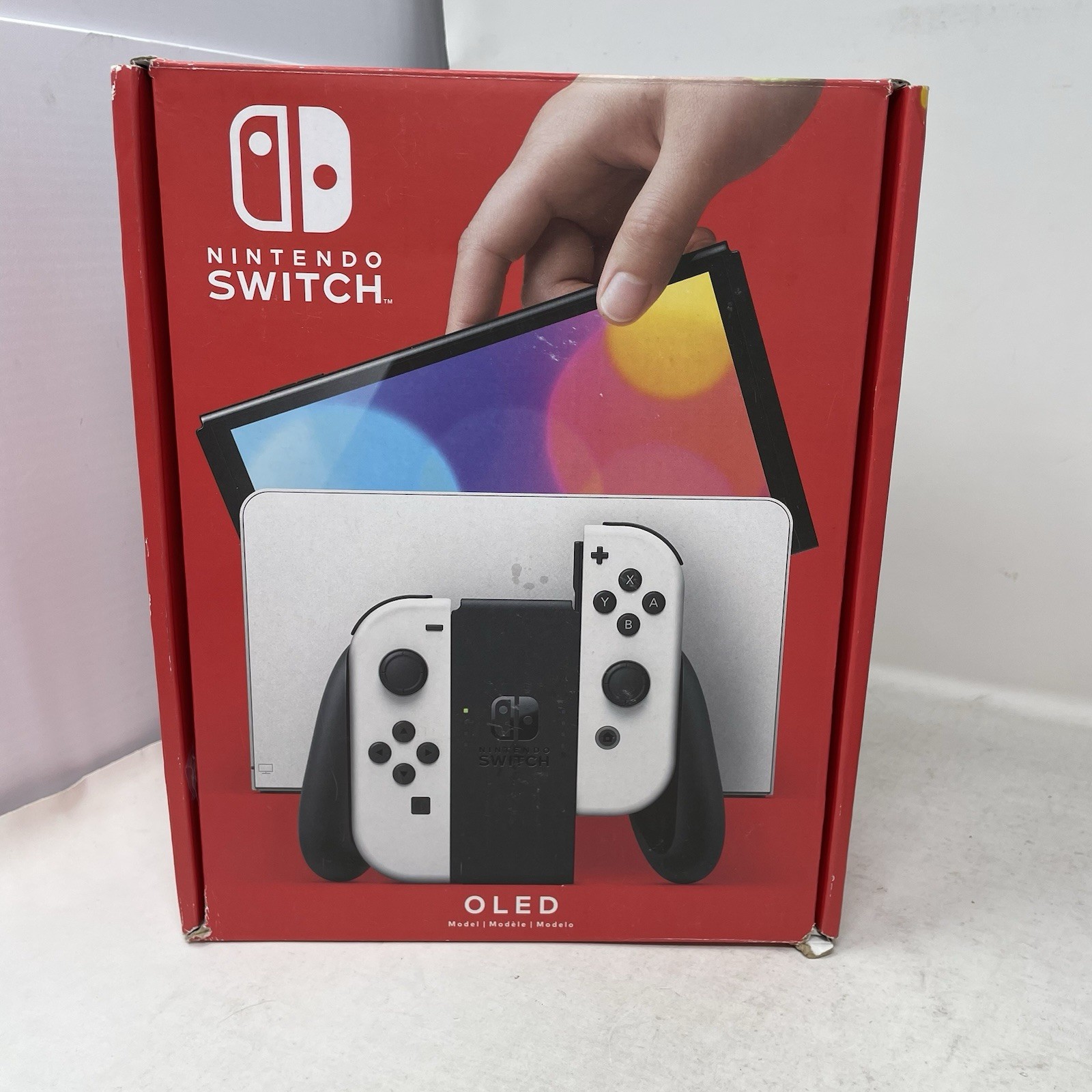 Nintendo Switch OLED Model HEG-001 Handheld Console – 64GB – White
