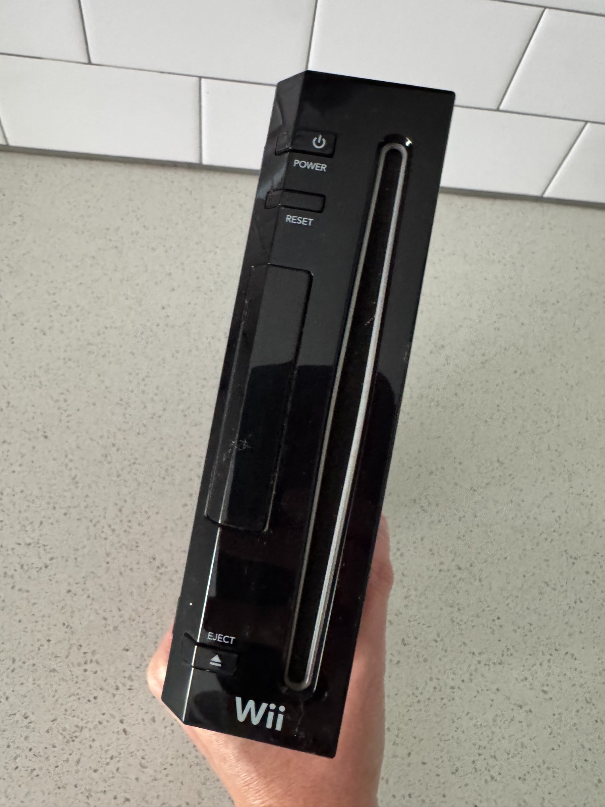 Nintendo Wii RVL-001 Black Console Only – TESTED* Good Condition