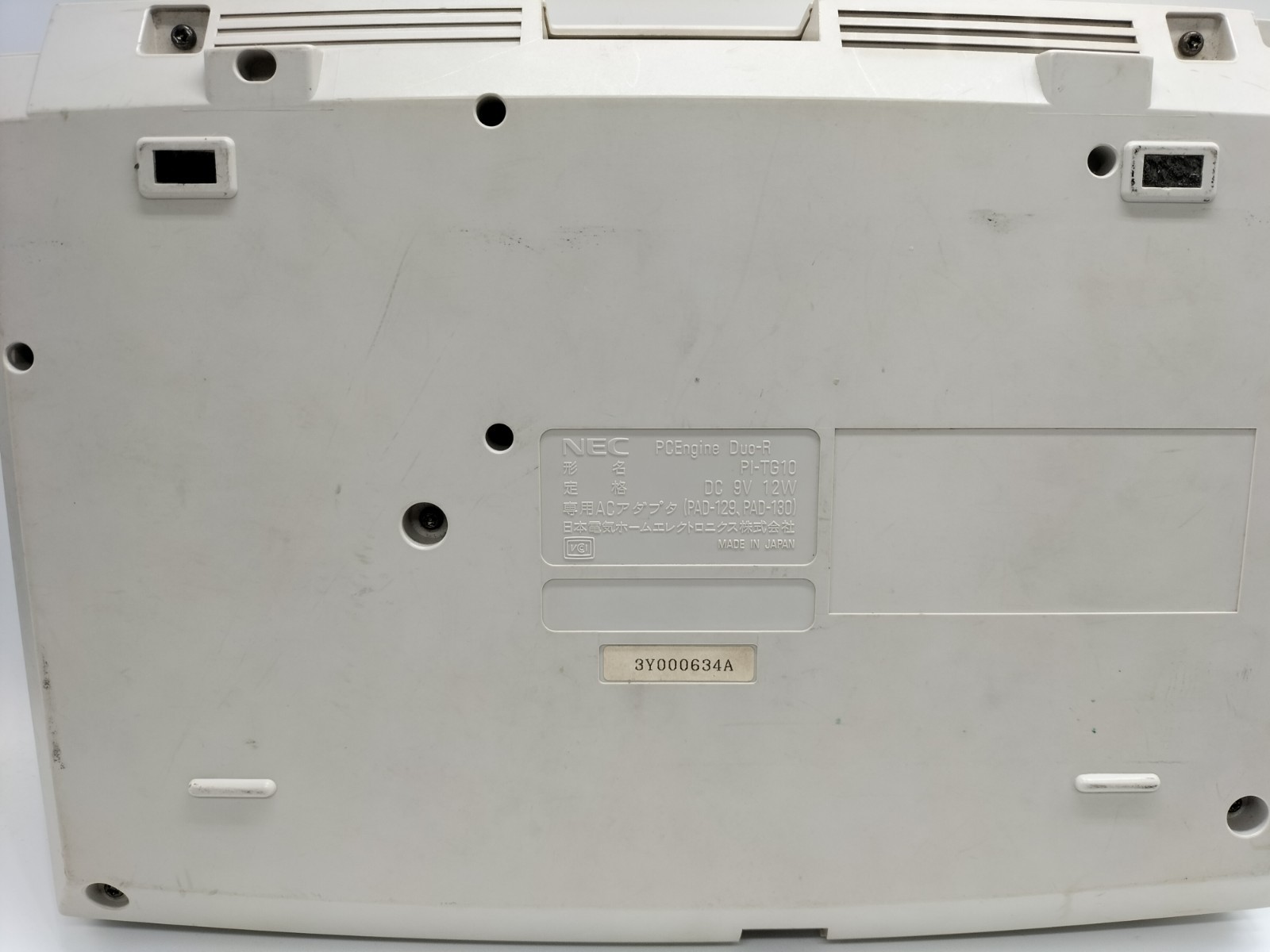 NEC PC Engine DUO-R console NEC japan PI-TG10 tested Controller No box