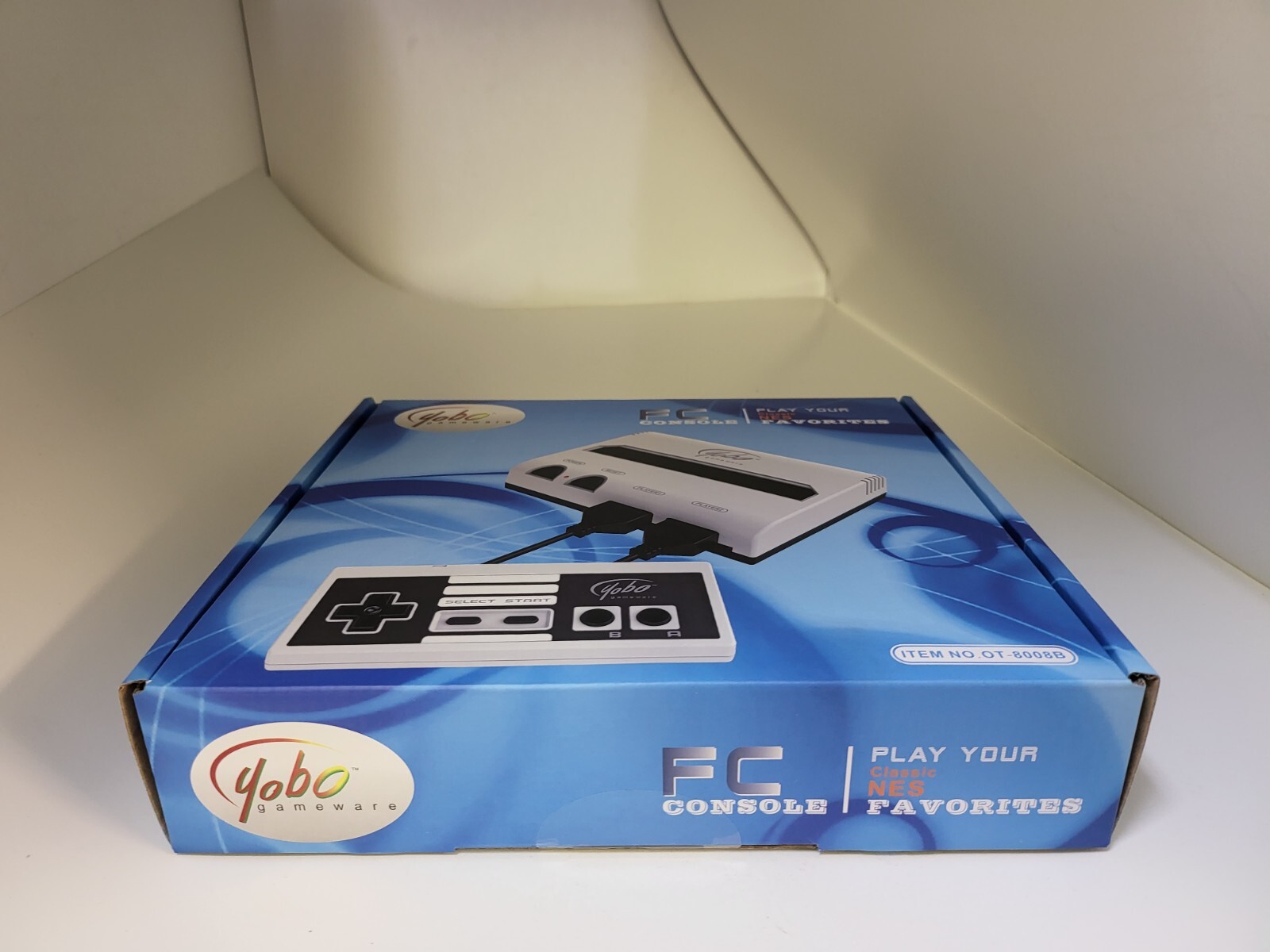 NEW Black & White Yobo Fc Video Game Console to Play NES 8 Bit Nintendo Games