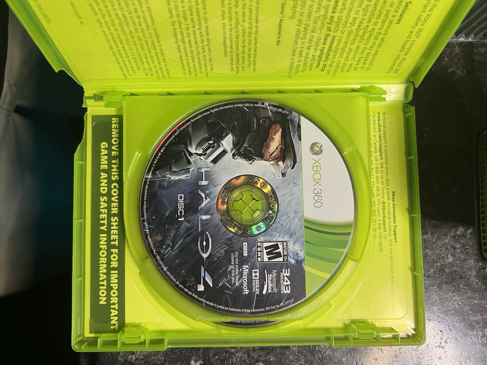 Halo 4 Edition Xbox 360 With Matching Controller *READ DESCRIPTION!*