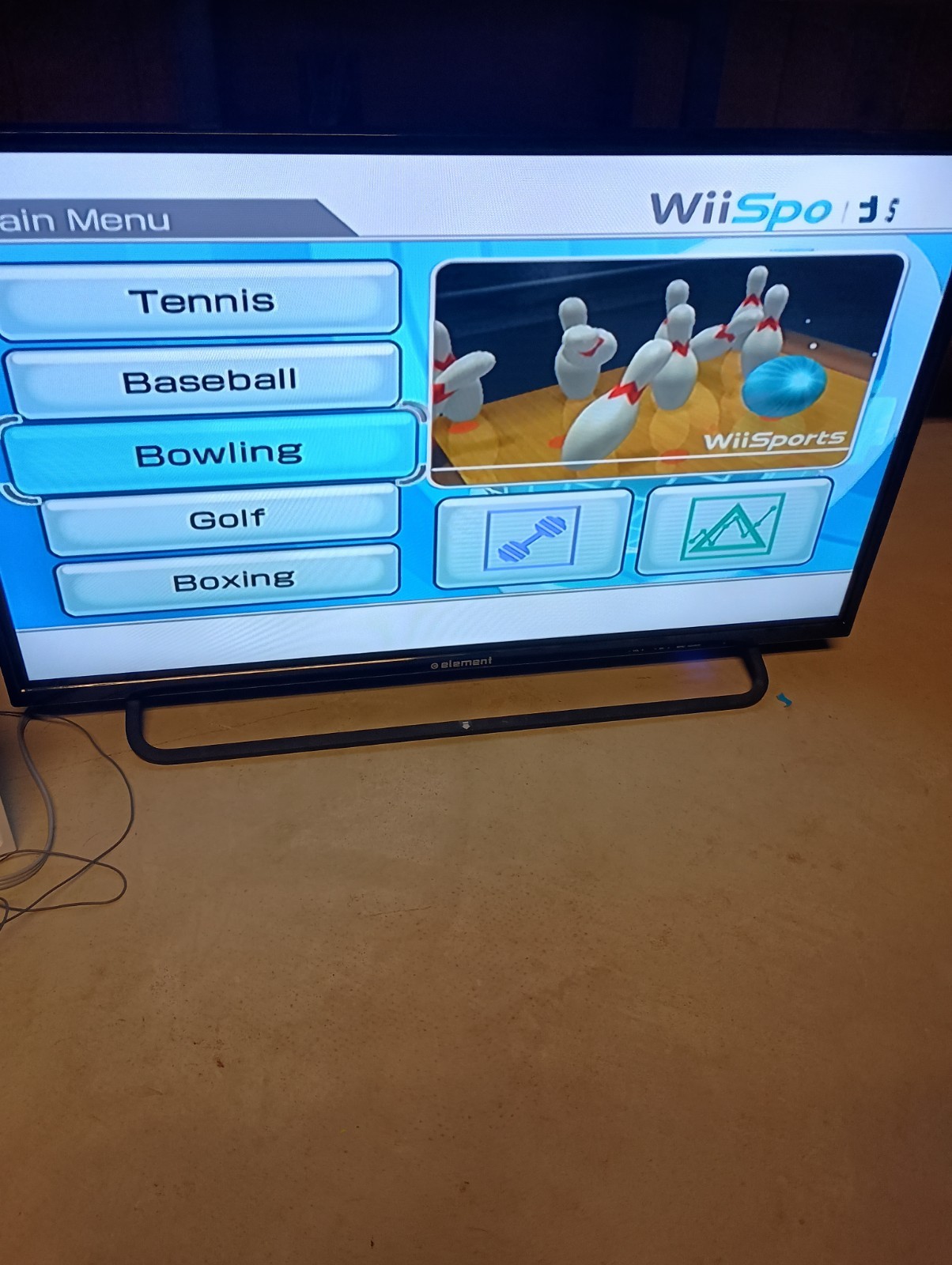 Nintendo Wii RVL-001 White Console In Box w/ Wii Sports Working