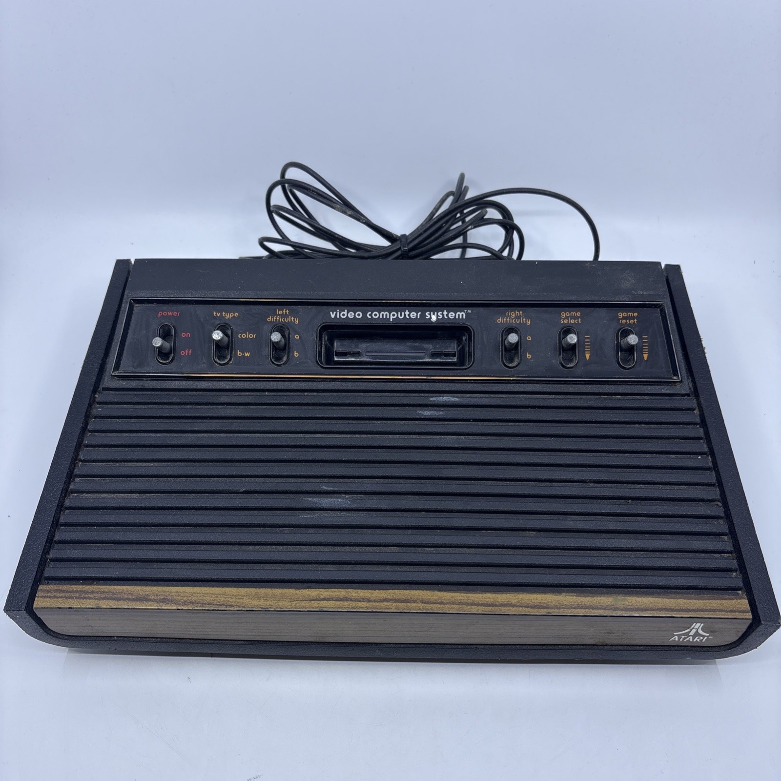 Atari CX2600 ‘Heavy Sixer’ Six Switch Console Sunnyvale CA Early F Series TESTED