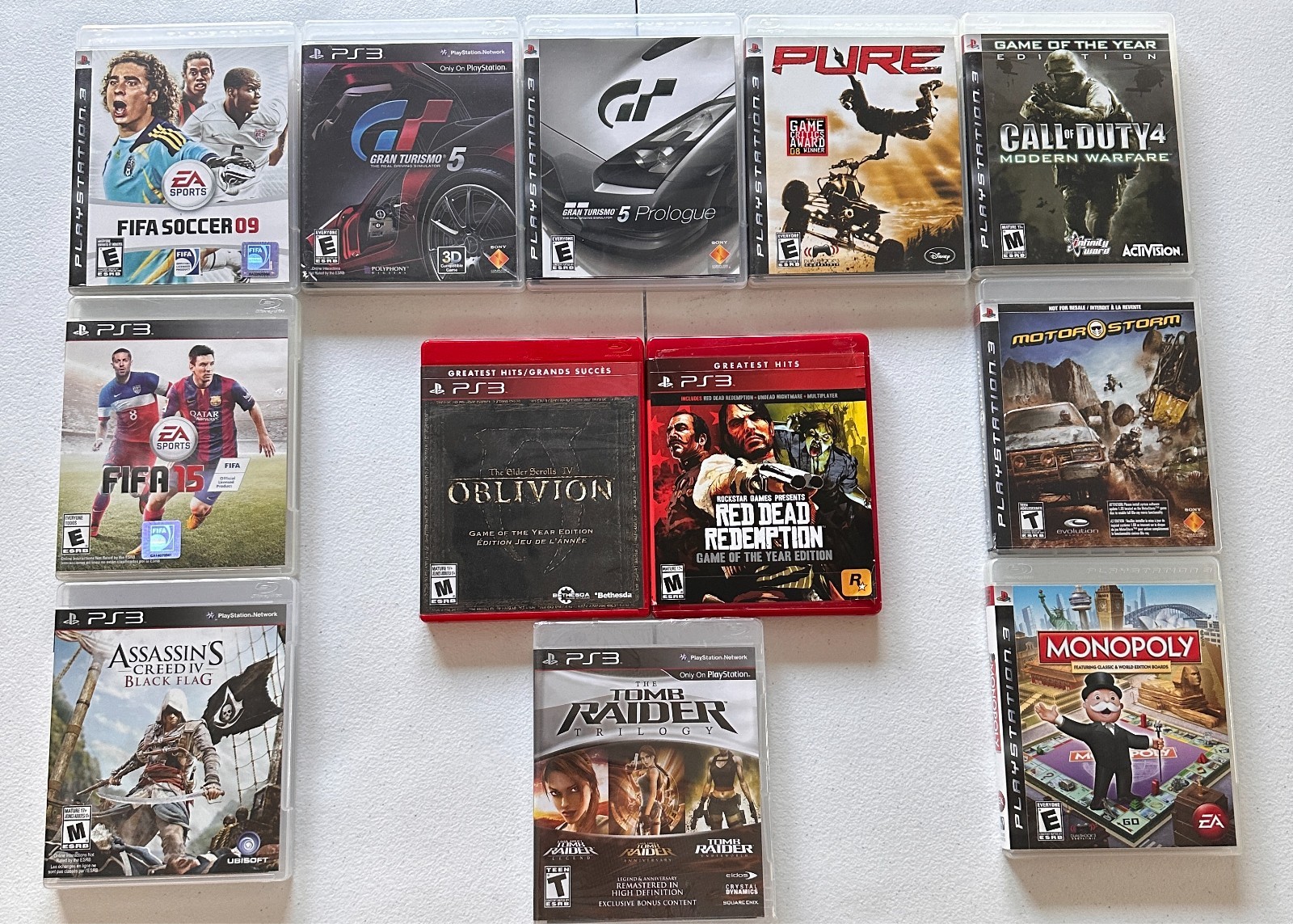 Sony PS3 Slim 160GB Bundle Tested w/ Controller & 12 Games