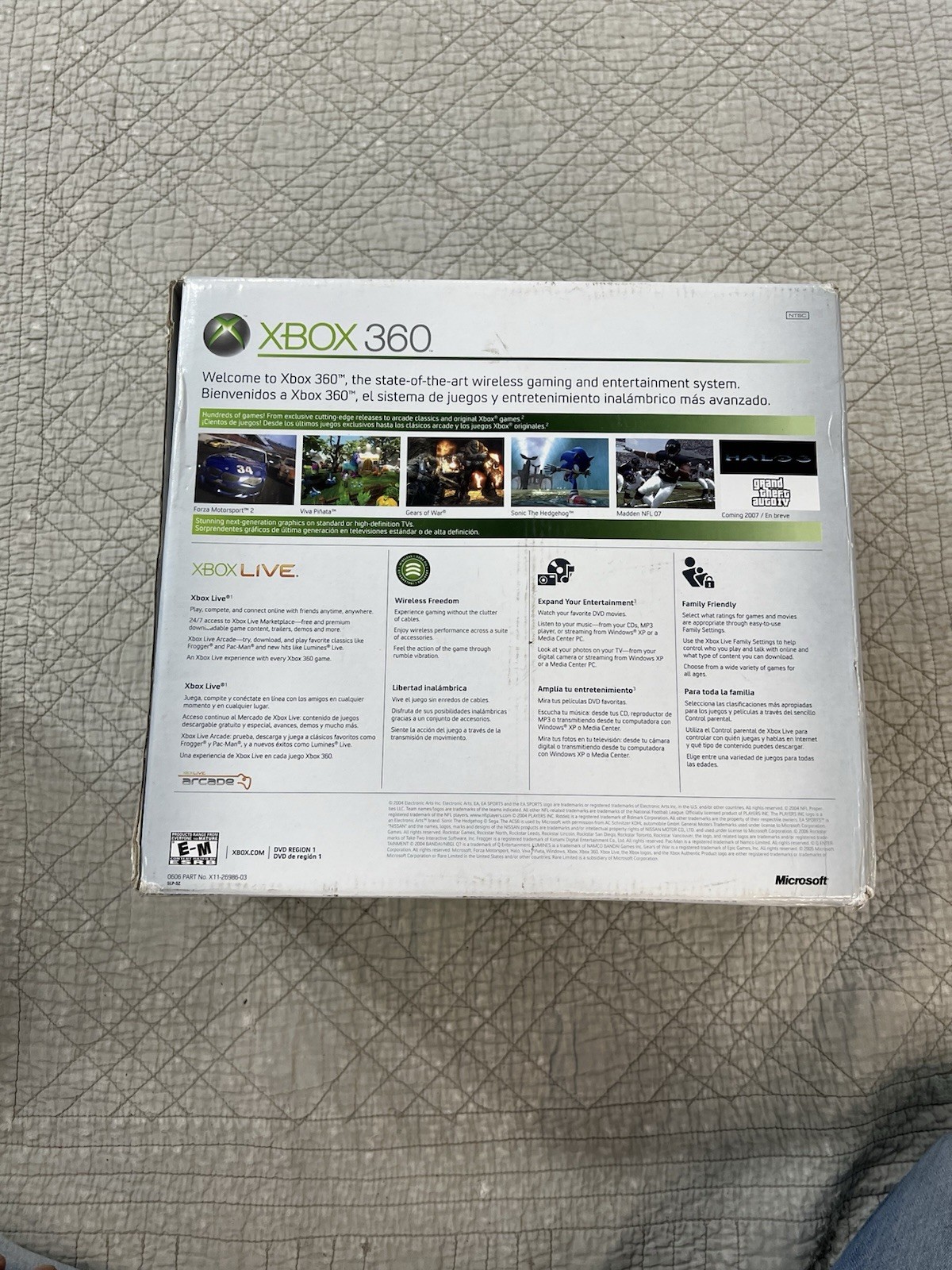 Microsoft Xbox 360 Console 20GB Complete CIB W/ 6 Games TMNT + Dragon Age
