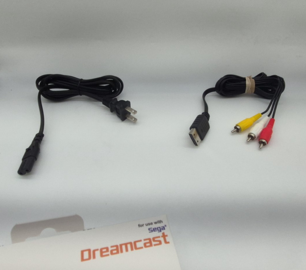 Sega Dreamcast Console w/ New Clock Battery & Striker DC Wireless Controller