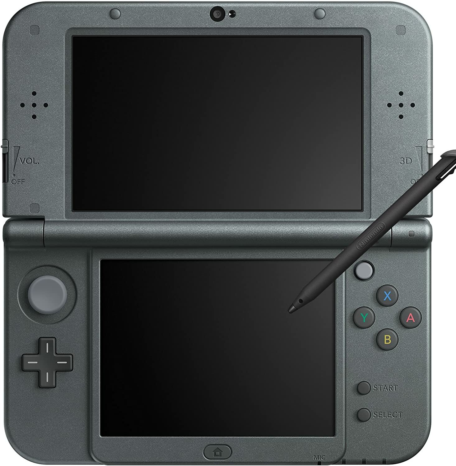 USED Japanese New Nintendo 3DS XL LL METALLIC BLACK only console RED-001