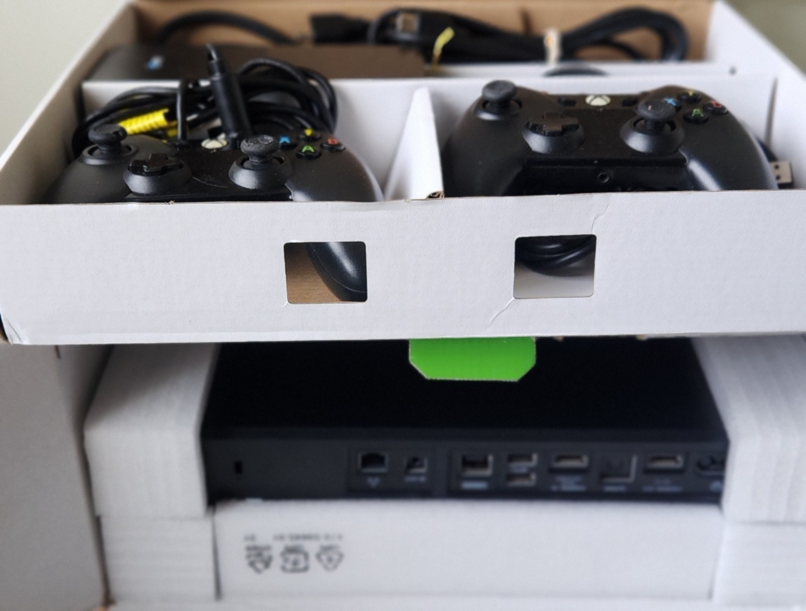Microsoft Xbox One 500GB Console With 2 Controllers & 4 Games- Black