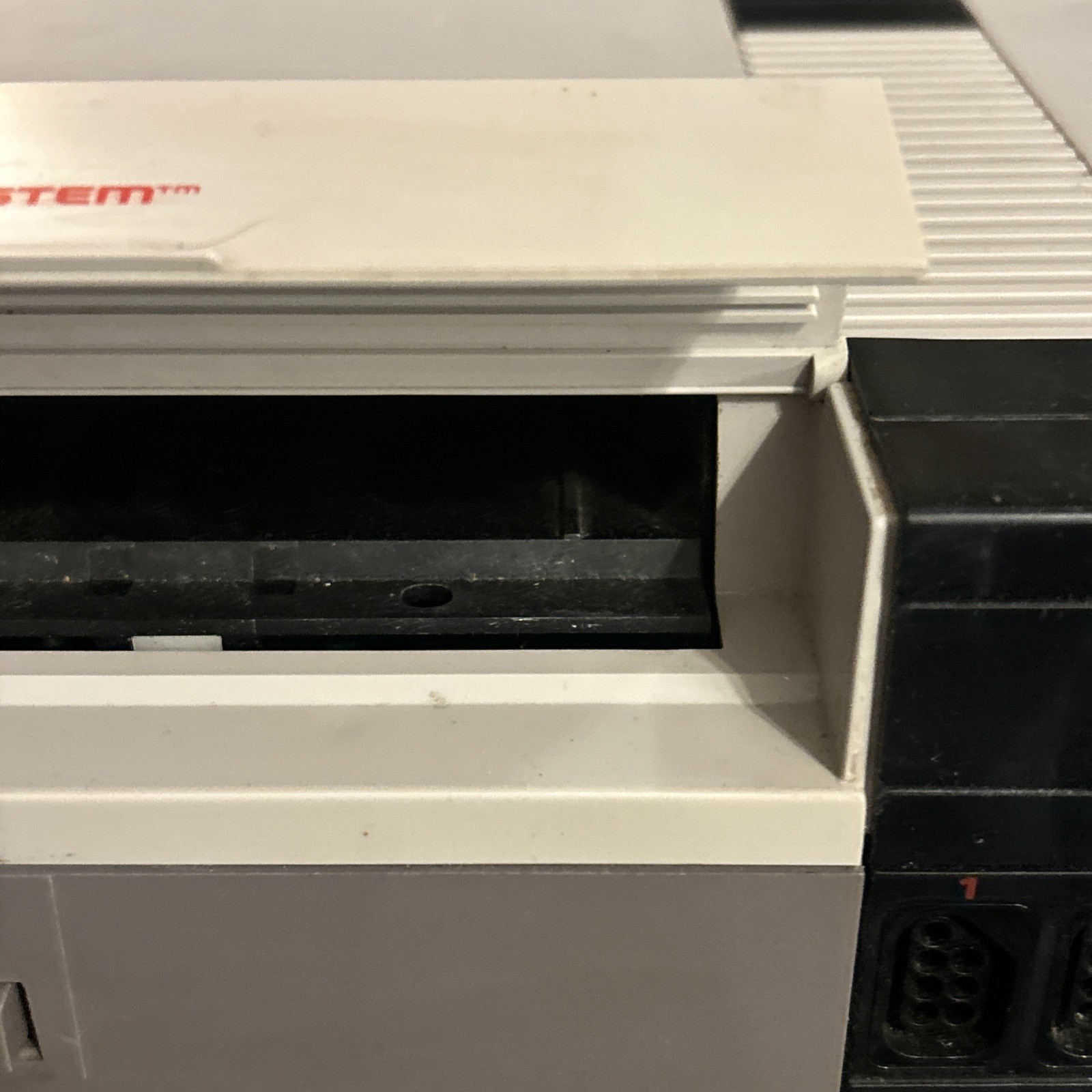 Nintendo NES-001 Original Console Only Power Tested 1 Controller Read!