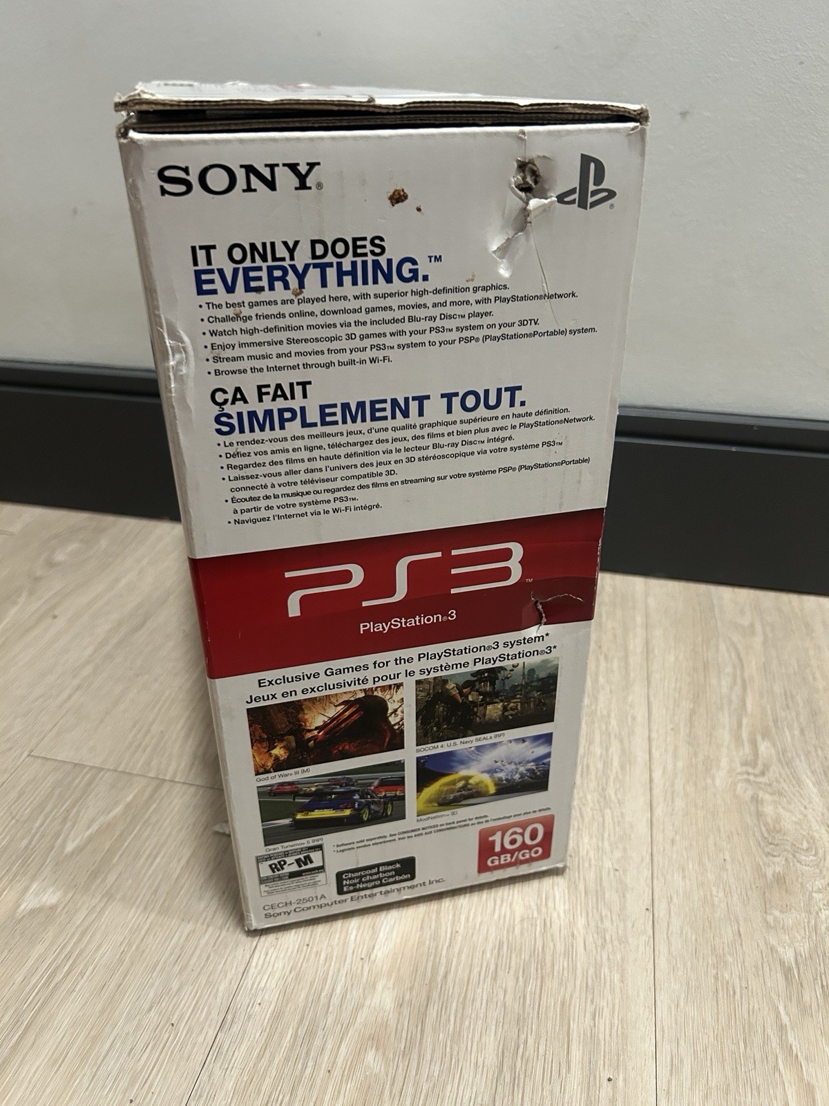 Sony PlayStation 3 PS3 Console Slim 160GB – Used In open box