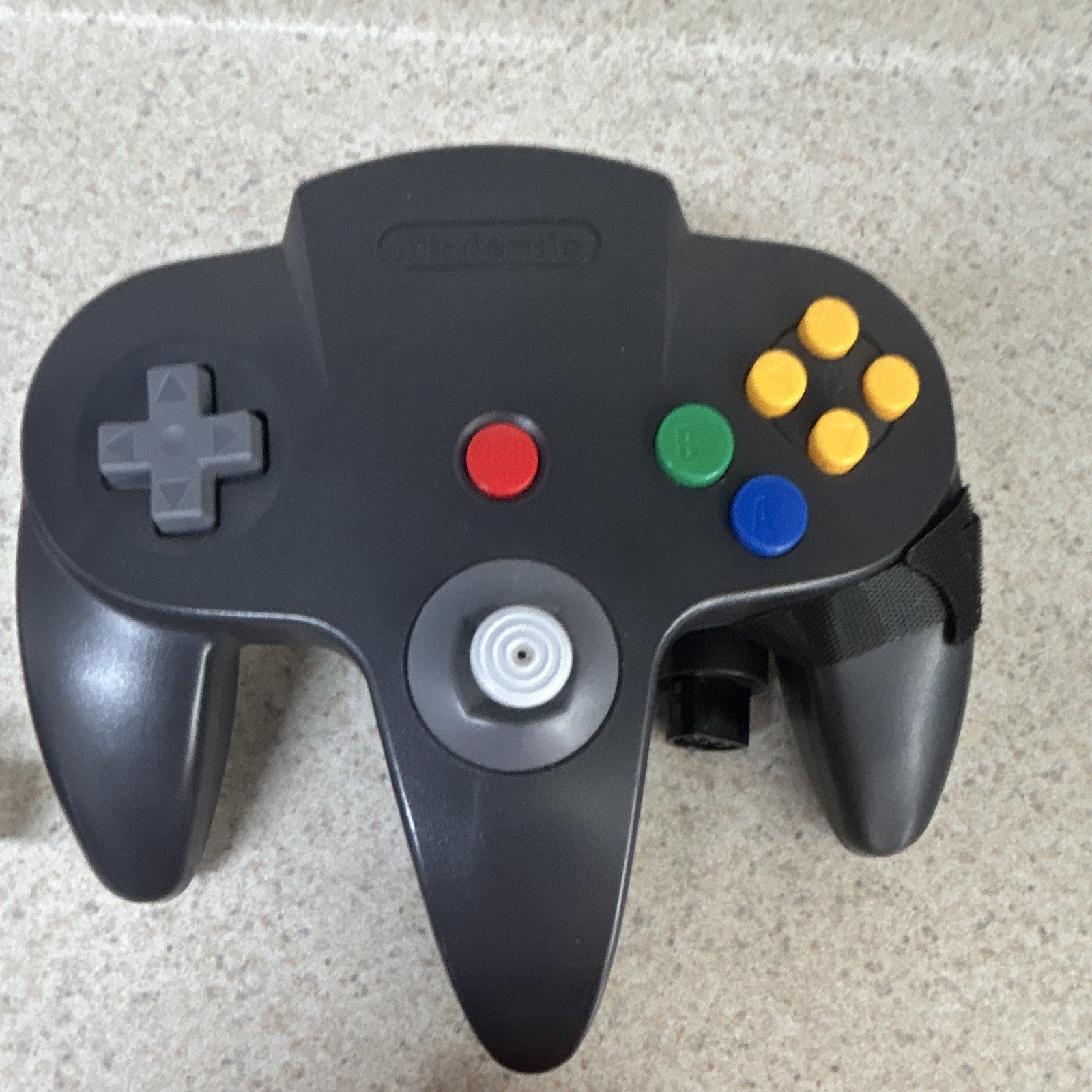 RGB Nintendo 64 NUS-001(USA) Console Black w/ 3 Controllers AV Cable Power