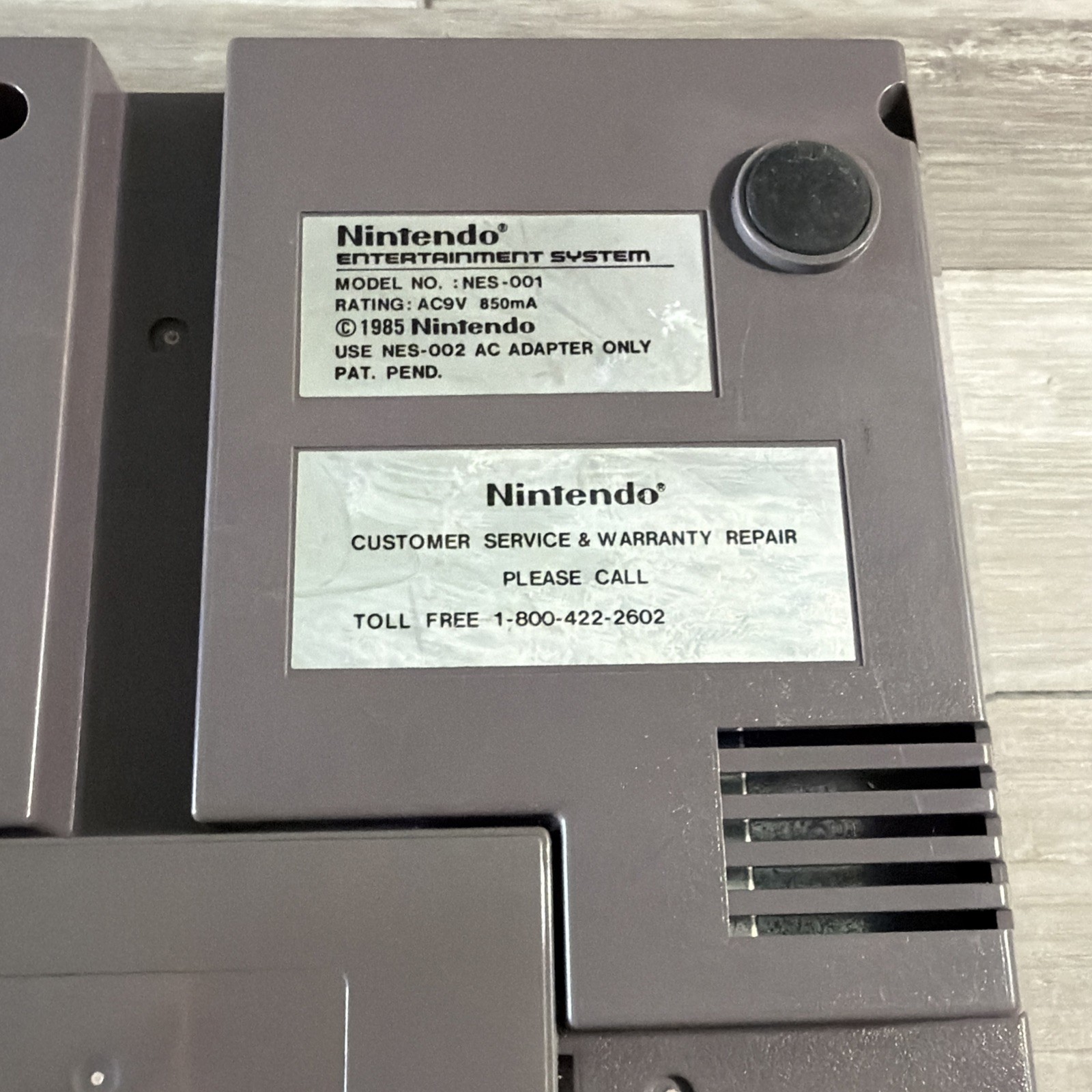 Nintendo Entertainment System NES Console Only Og Original NES-001 Gaming System
