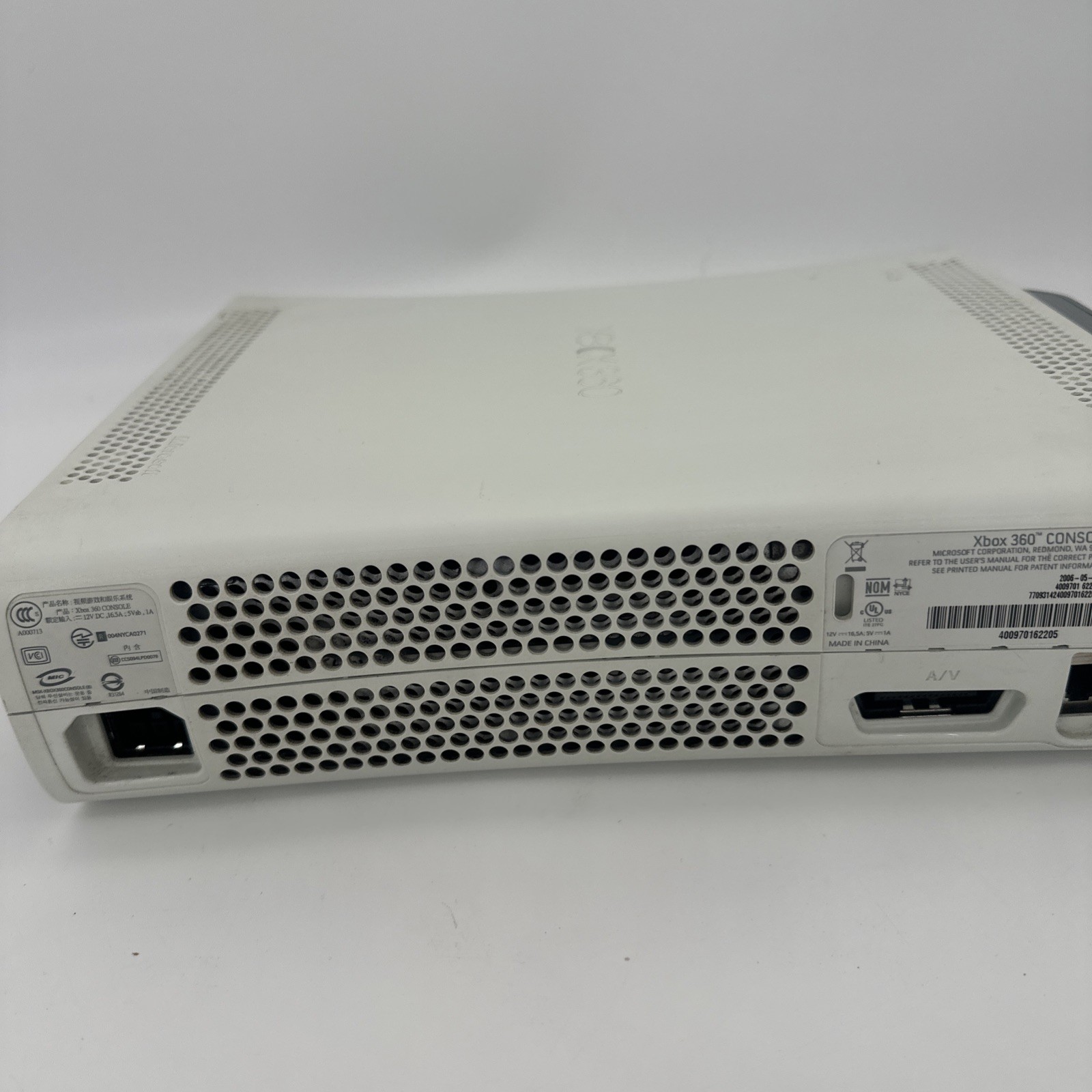 Xbox 360 Launch Console 2006 Xenon With HDD No Cables Tested Works