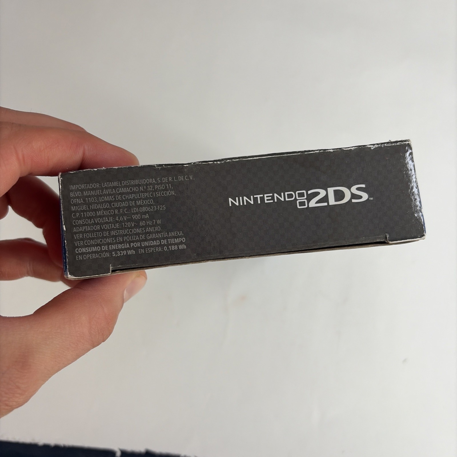 Nintendo 2DS Blue Black System In Original Box W/Charger Stylus US Model