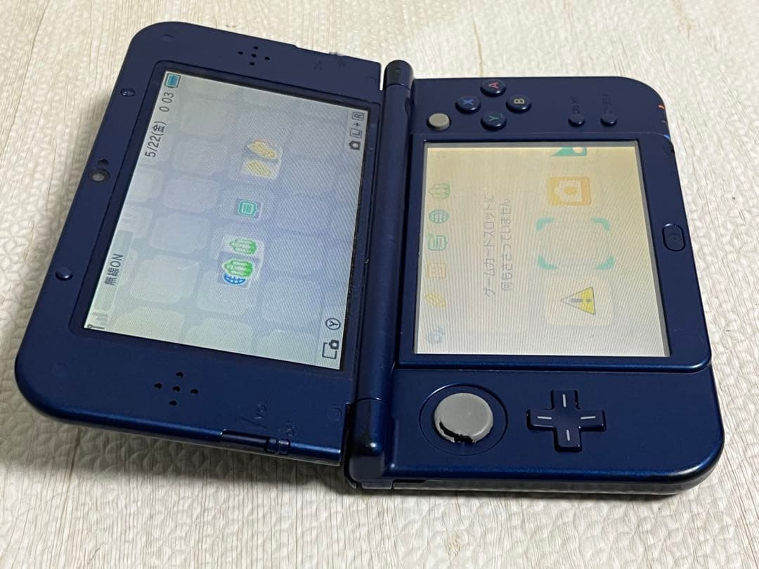 Nintendo New 3DS LL XL Metallic Blue IPS Upper Screen Japan NTSC-J Only 0176