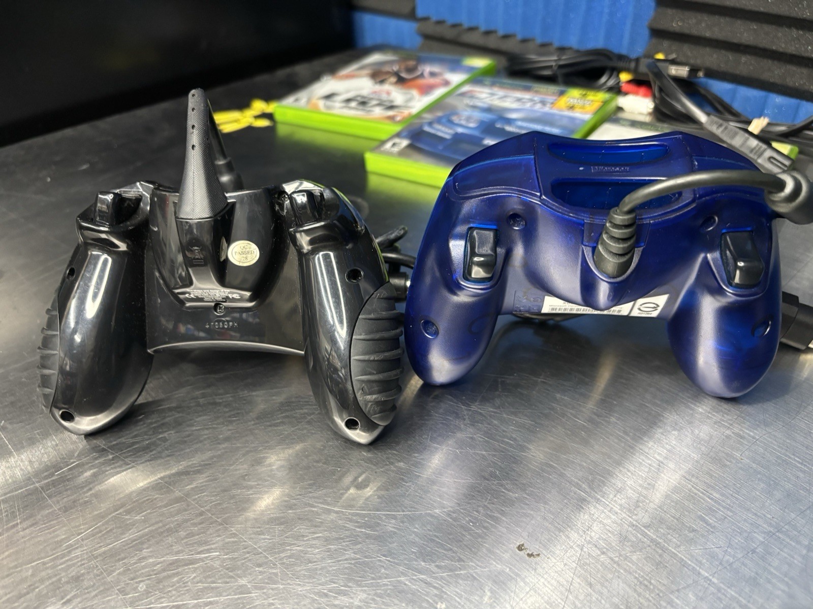 Original Microsoft Xbox Console Plus Controllers and Games
