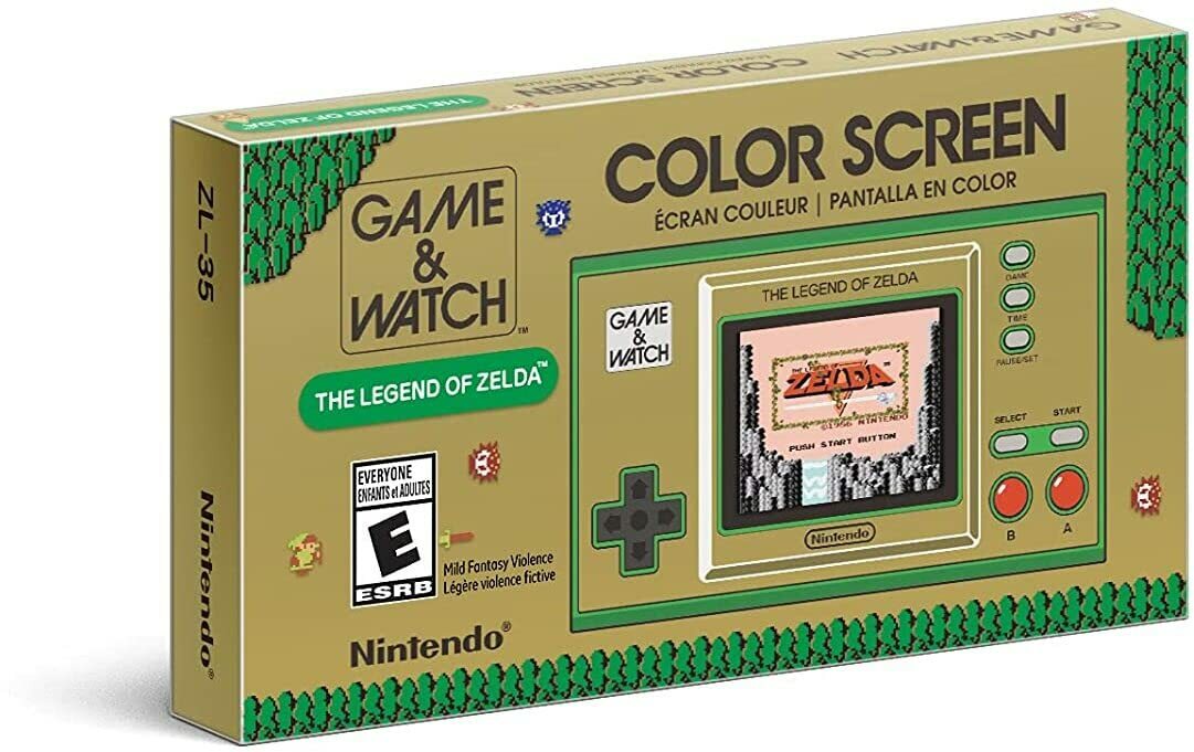 Nintendo Game and Watch: The Legend of Zelda Handheld Game System – New Sealed