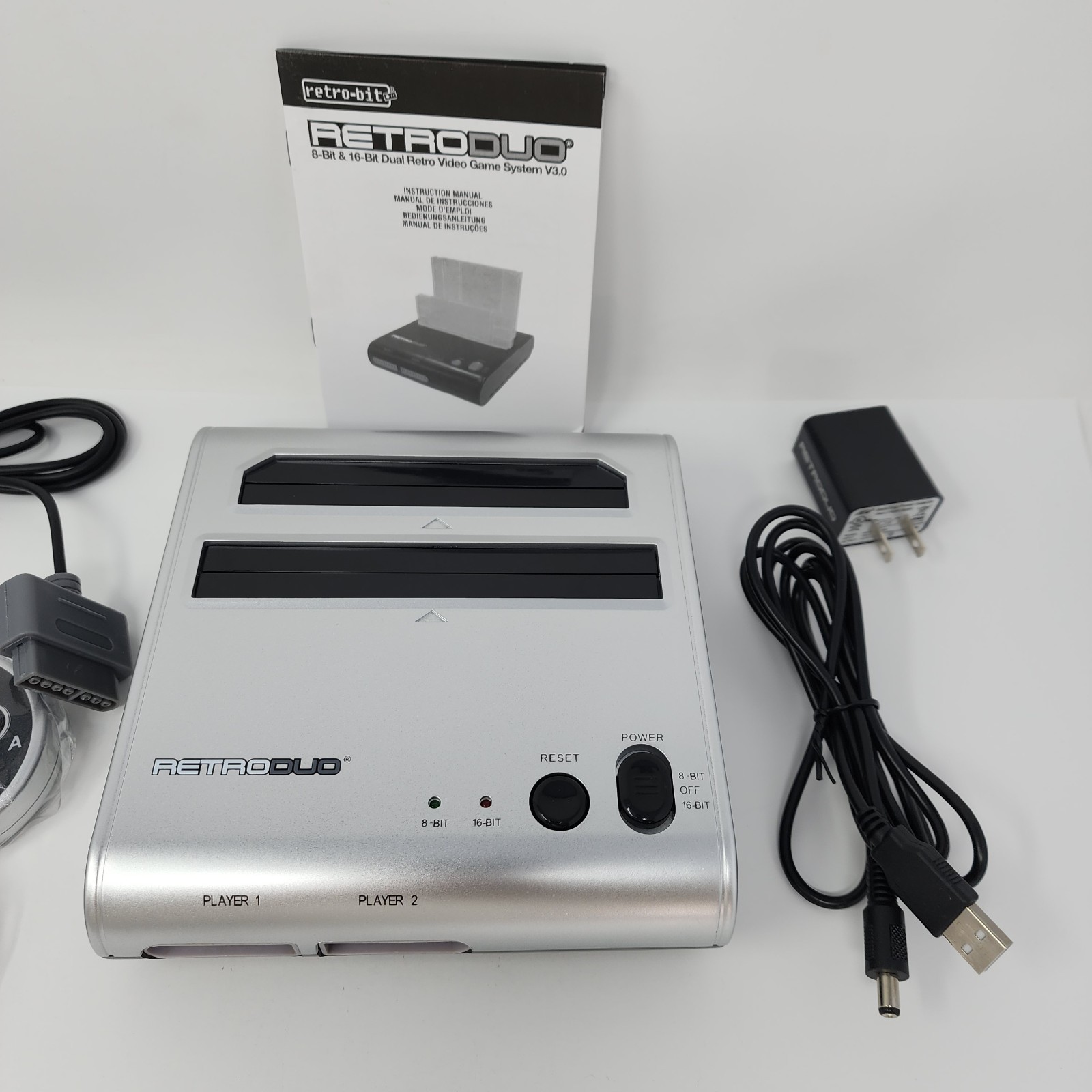 Retro-Bit Retro Duo 8-Bit & 16-Bit Dual Retro Video Game System V3.0