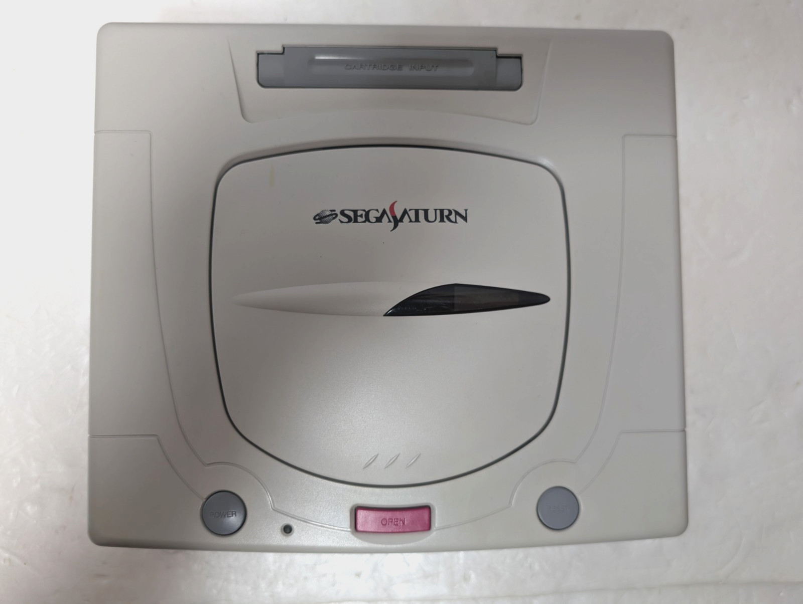 Sega Saturn White Console 4MB RAM MARVEL Super Heroes VS Street Fighter Japan