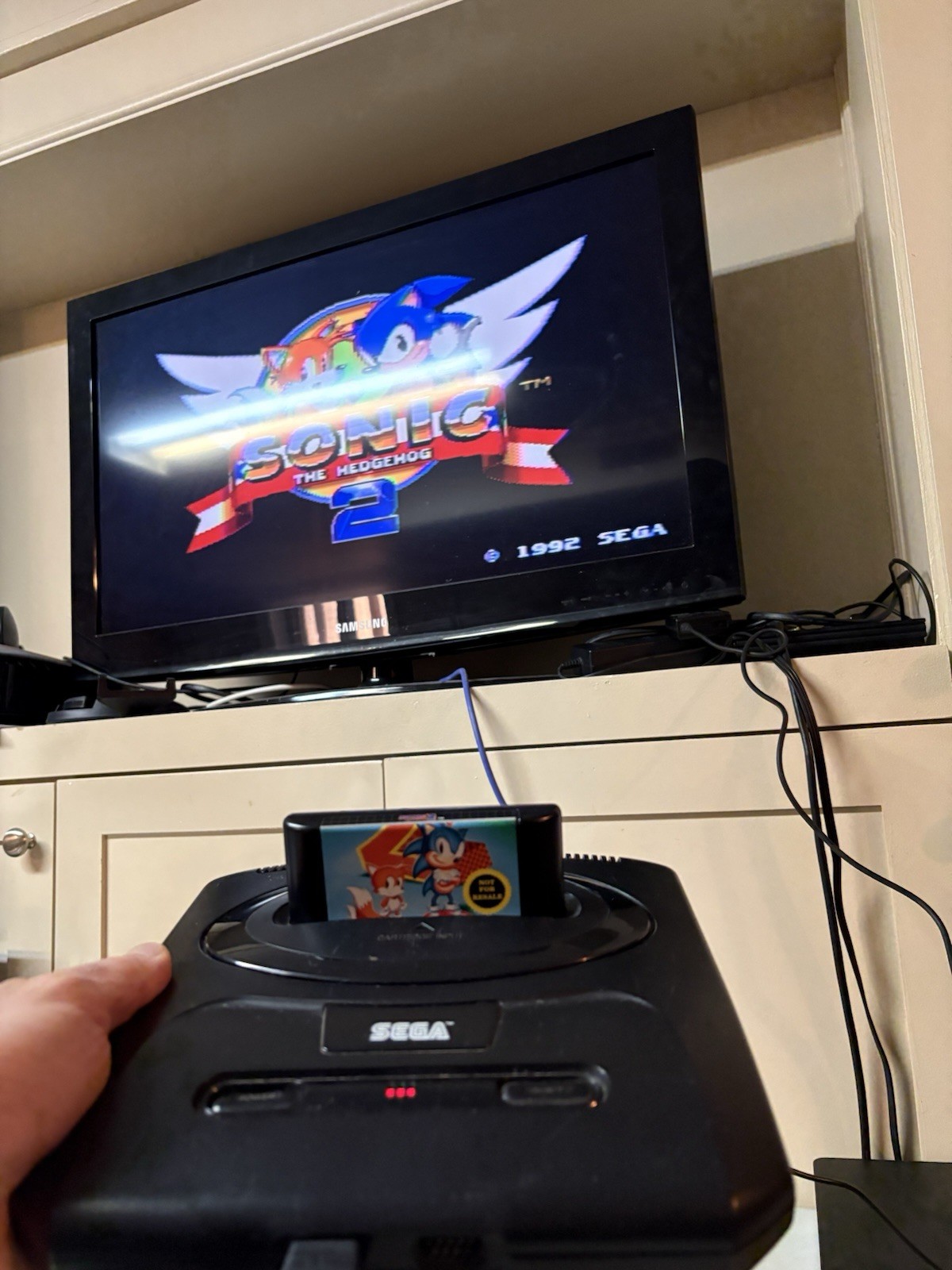 Sega Genesis Model 2 MK-1631 Console Only Tested Working Euc