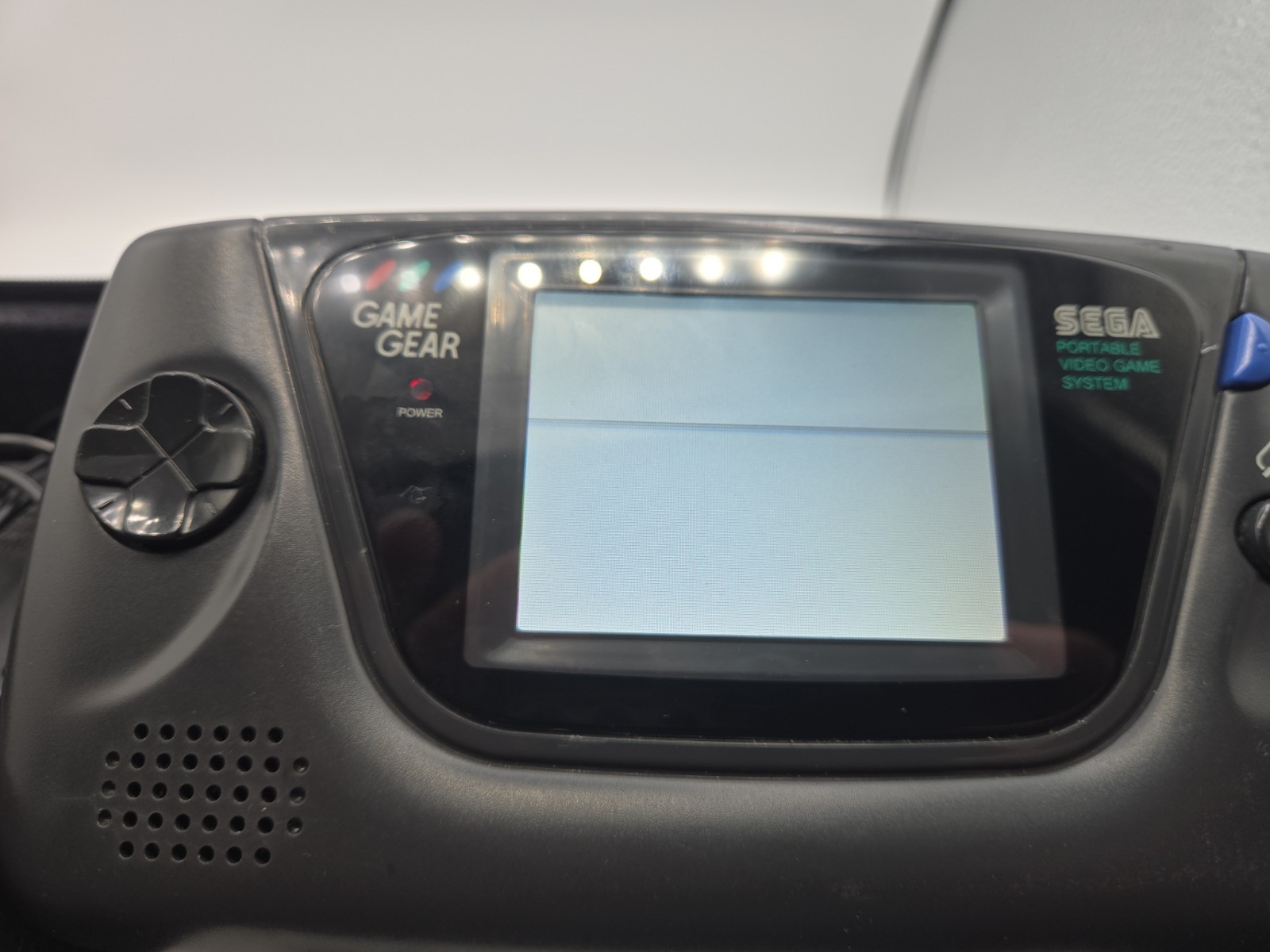 🔥 SEGA Game Gear Handheld System For Repair or Parts with Bag & Accessories
