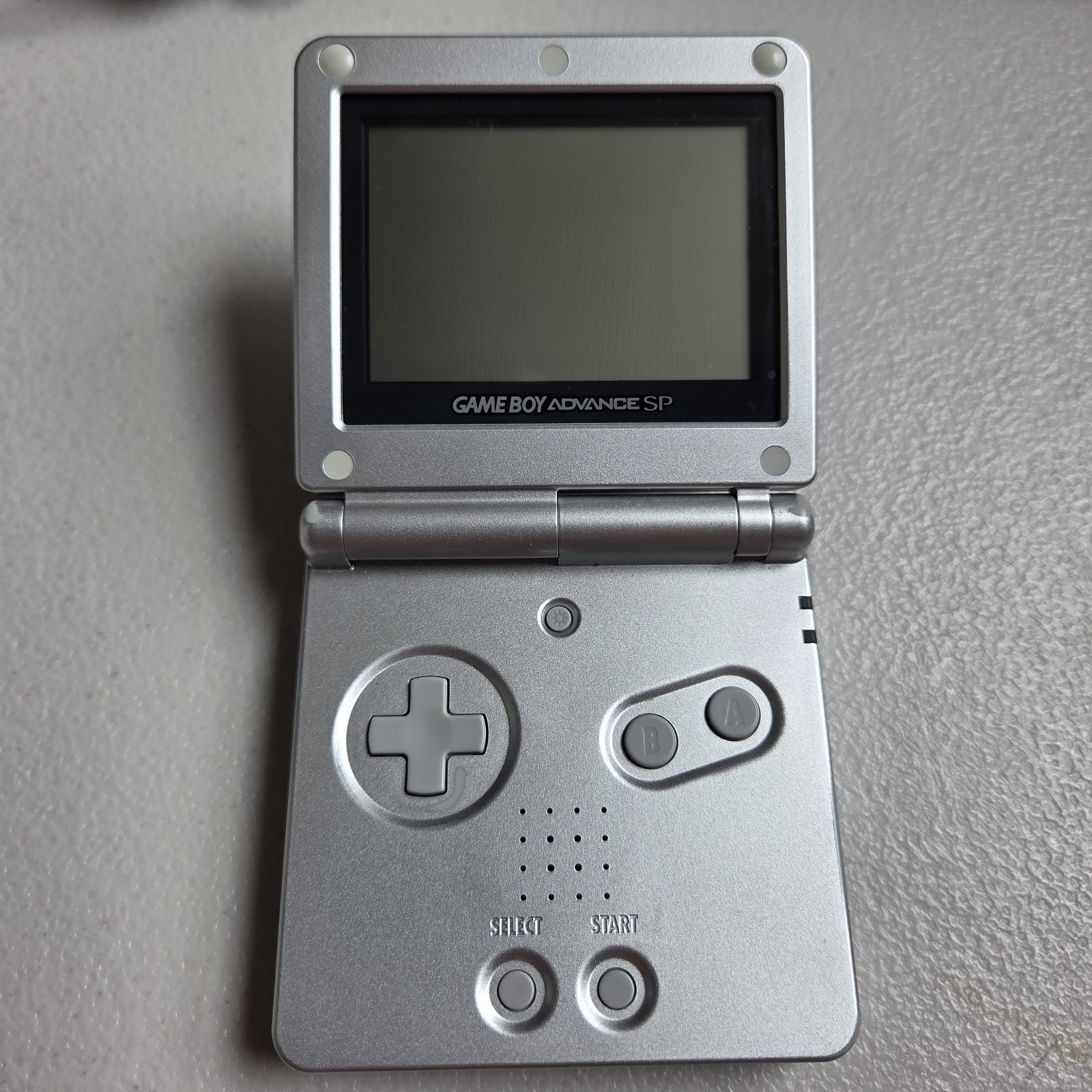 Nintendo Game Boy Advance SP Super Mario Tetris Snood Pacman ++ Silver AGS-001