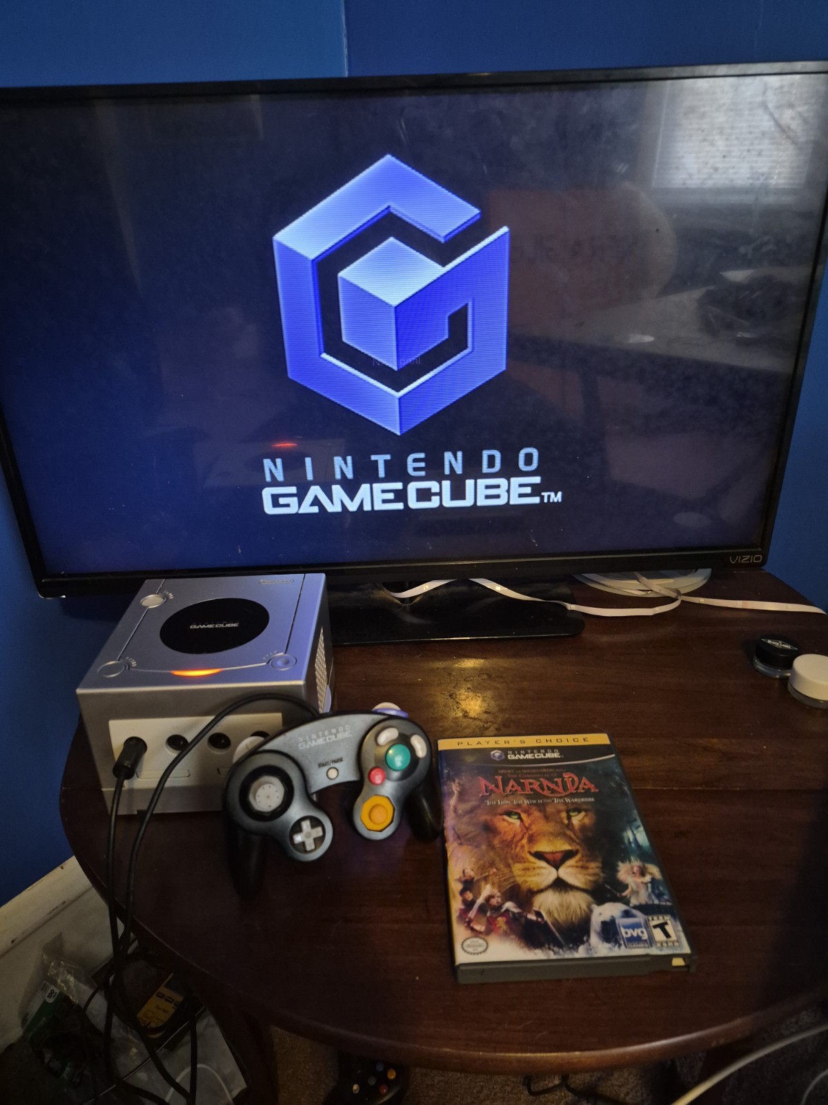 Nintendo GameCube DOL-101(USA) Silver Bundle w/ Controller, Power & AV Cables