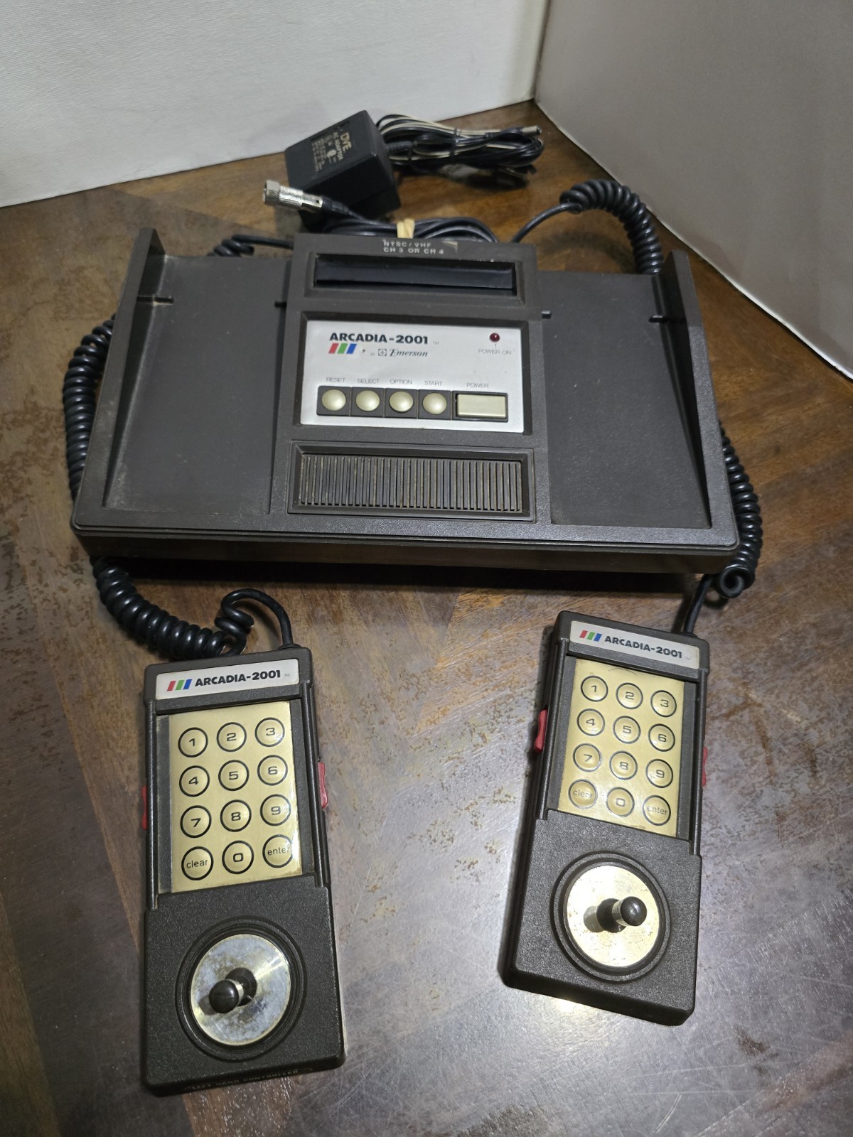 Emerson Arcadia 2001 Video Game Console (1982) Rare with 5 Games plus Manual