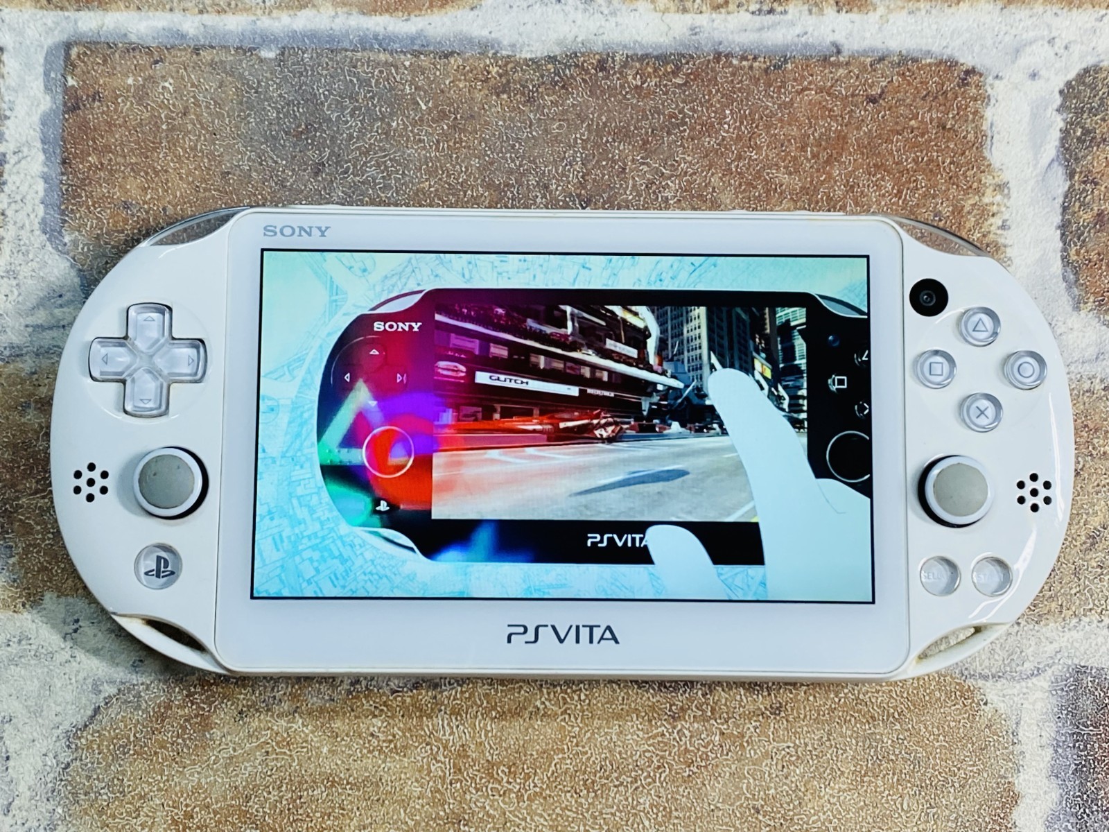 PS Vita Light Blue White PCH-2000 Sony Japan Mobile Case 16GB Charger Ex DDP