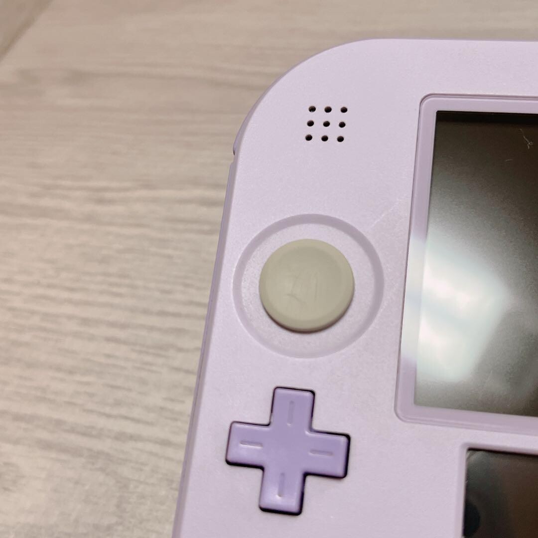 Nintendo 2DS White Lavender Console Stylus Working Tested Japanese ver