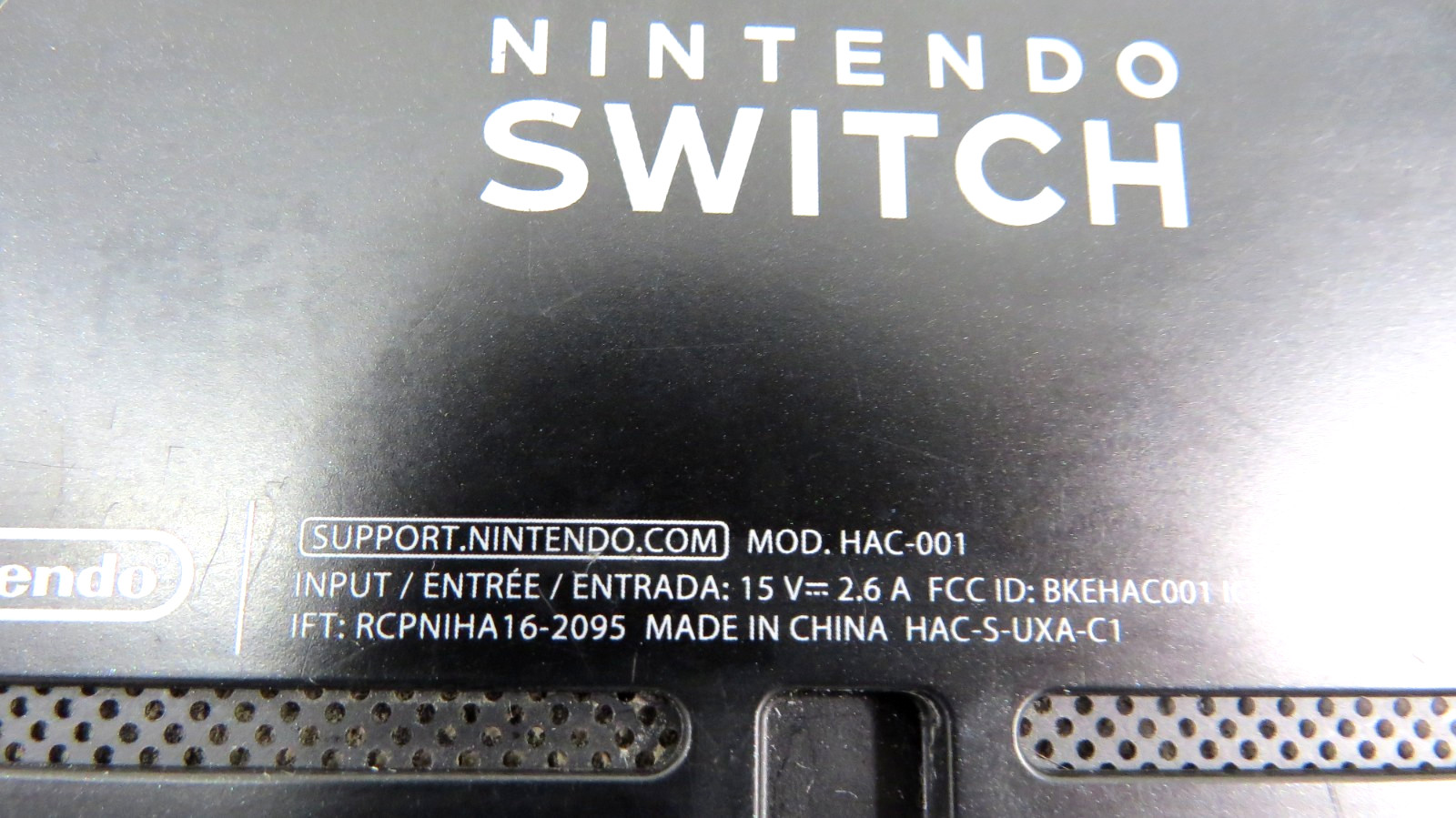 Nintendo Switch Handheld Game Console HAC-001 W/Joy-Cons, Grip, Dock, Power HDMI