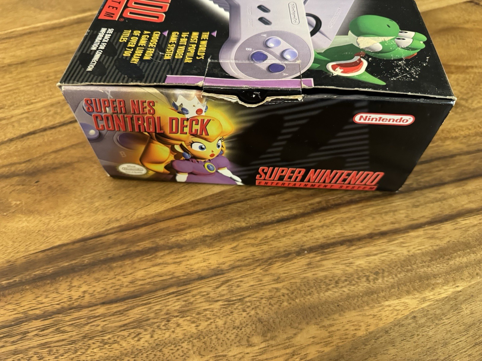 Super NES Nintendo SNES Jr Mini Control Deck-Gray TESTED WORKING-No Foam
